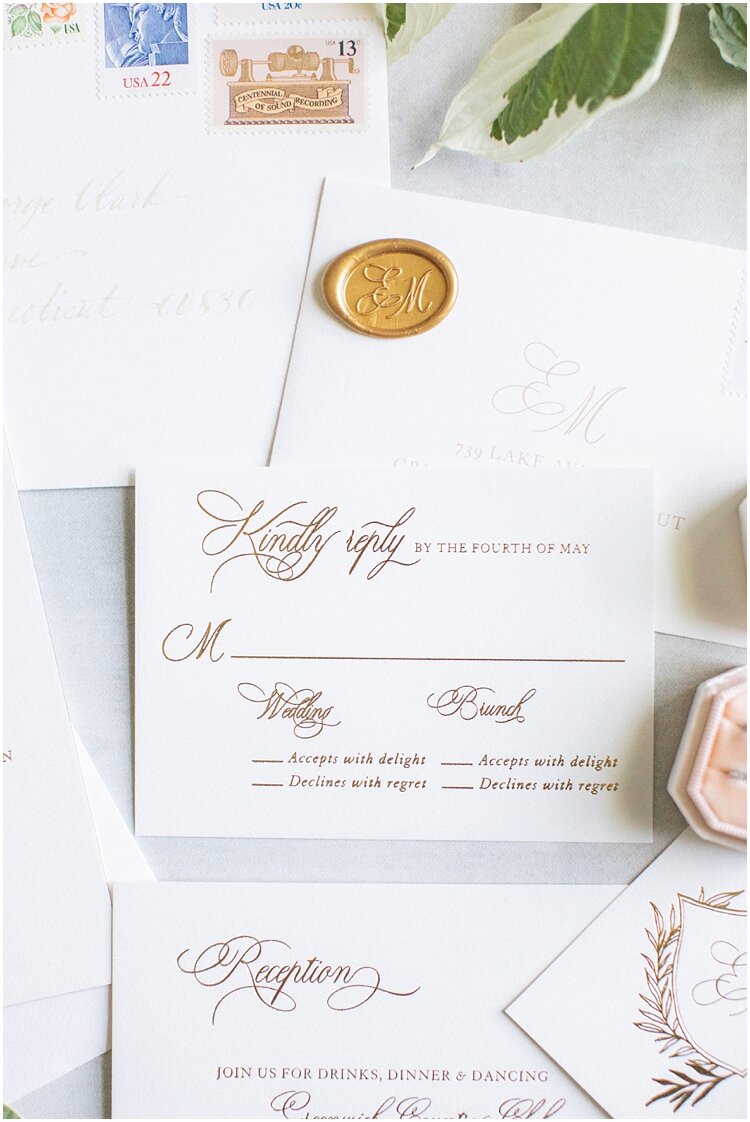 Greenwich Country Club Wax Seal Wedding Invitation.jpg