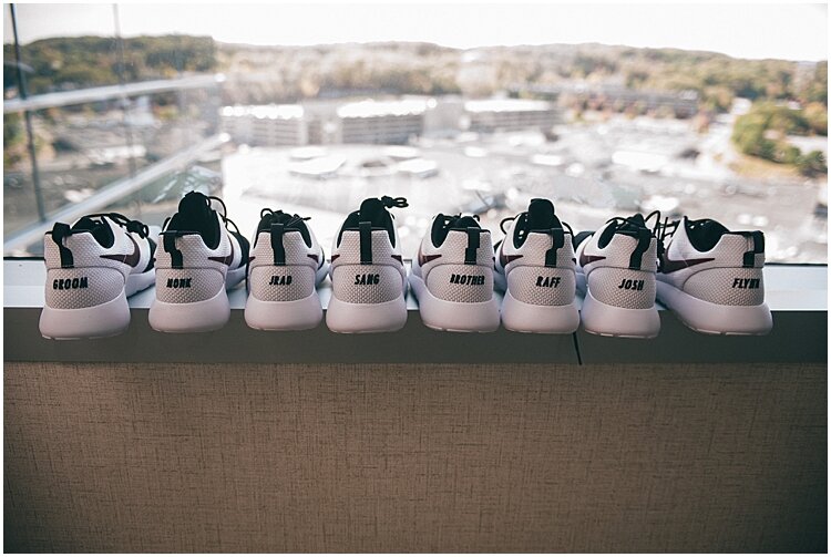 Custom Groomsmen Sneakers