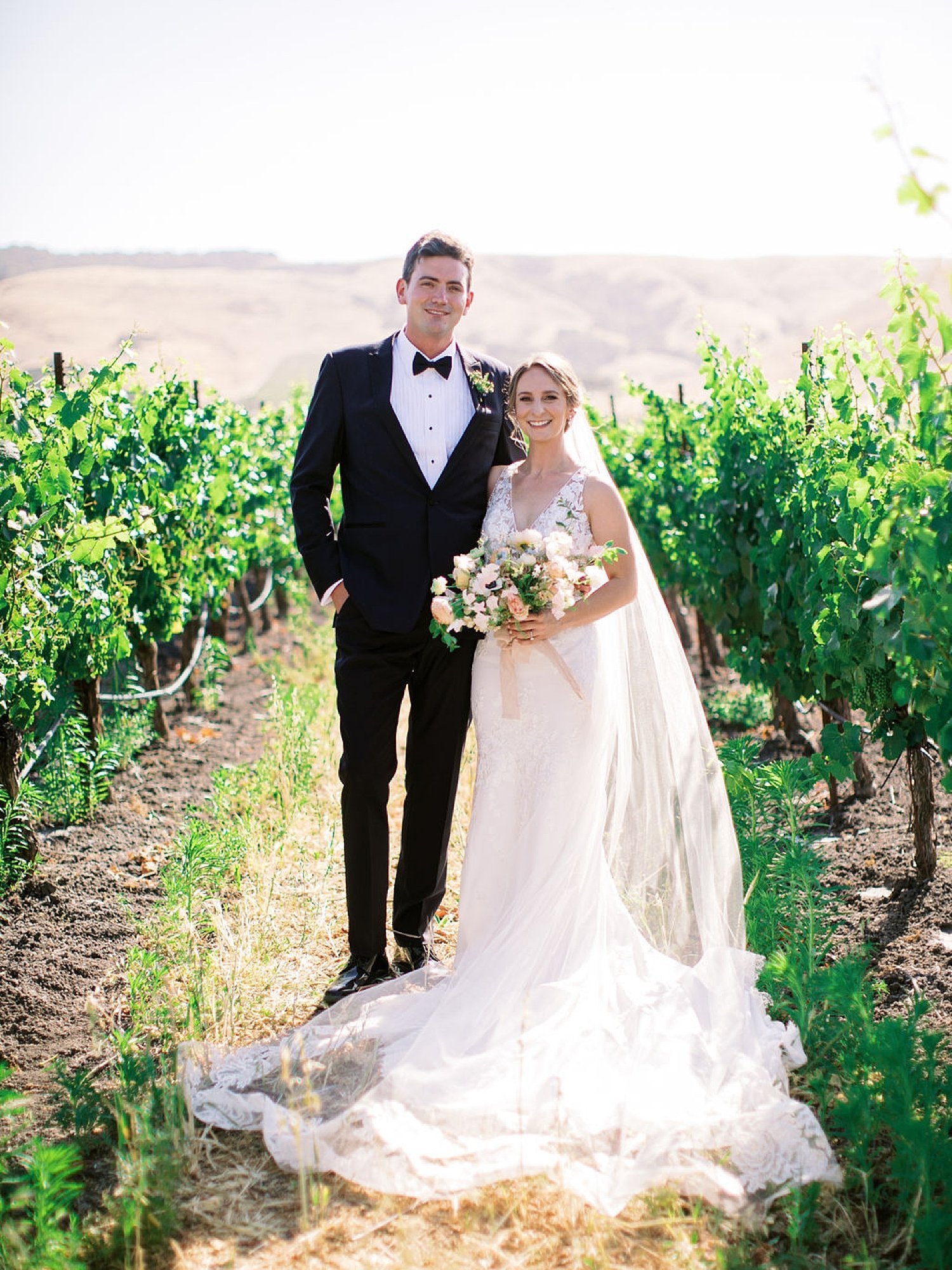 Sonoma Winery Wedding Couple