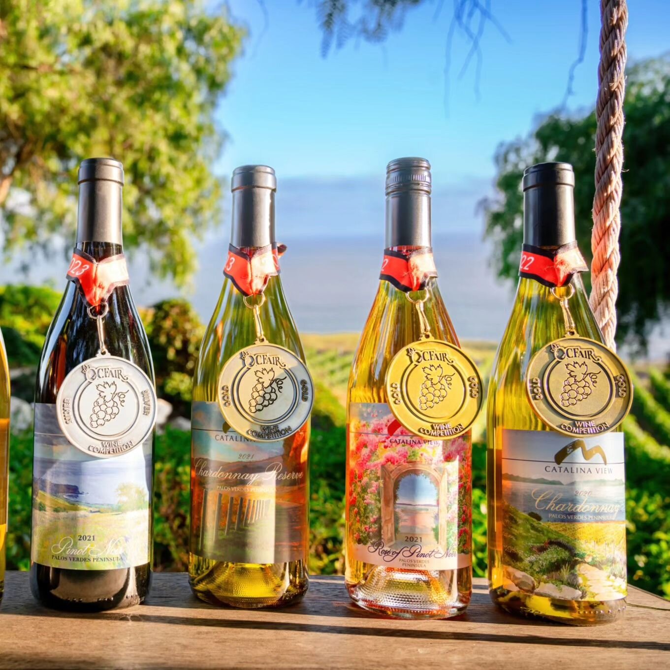 Have you tried our award-winning wines yet? 🏅Our Pinot Noir, Chardonnay, Chardonnay Reserve, and Ros&eacute; of Pinot Noir have each been awarded medals from the OC Fair Commercial Wine Competition🥂 Visit our website for a list of local restaurants