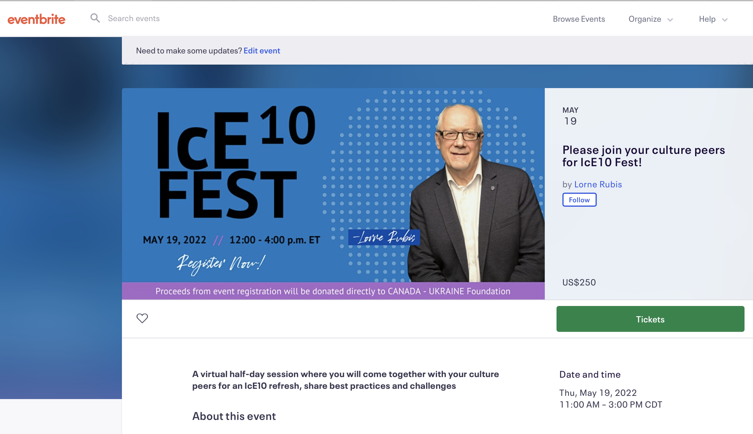 Introducing IcE10 Fest on May 19