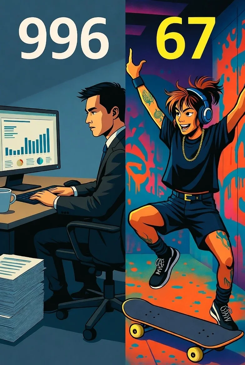 The Trending 996 Model. 67. Skibidi. All Senseless? 