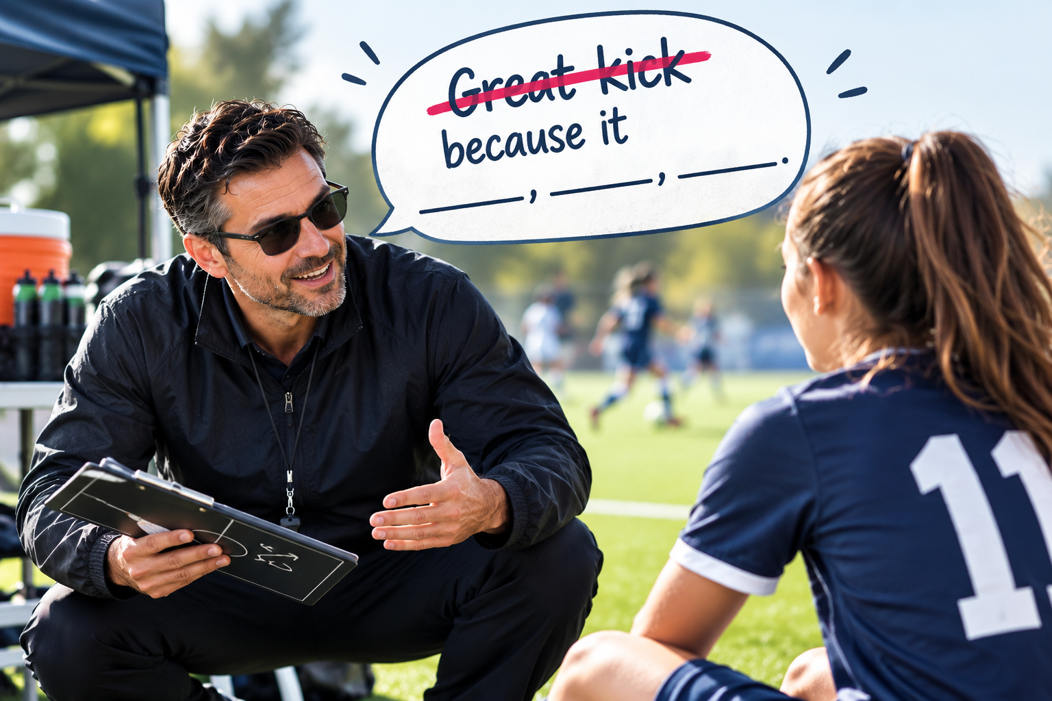 Coaching Is Not Cheerleading