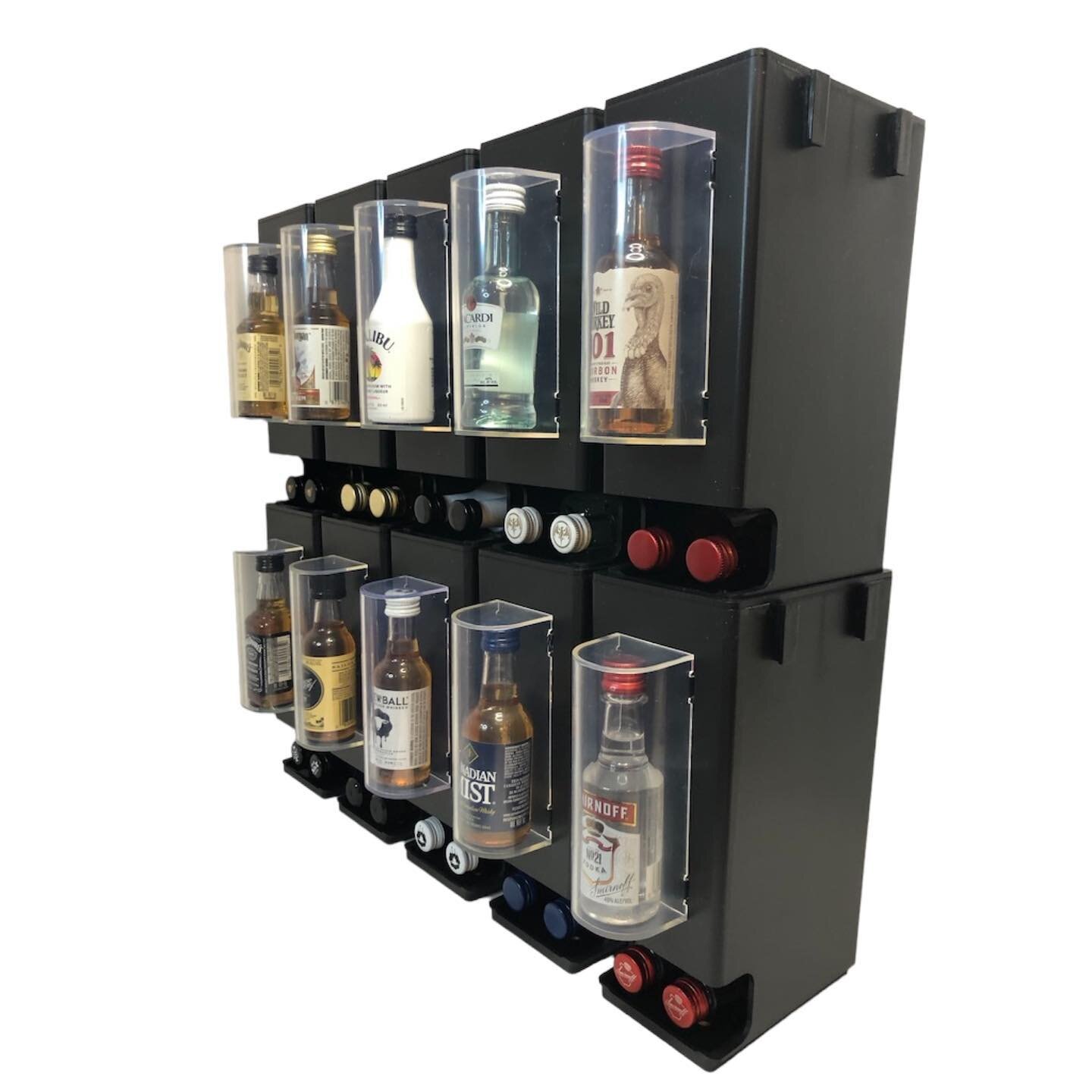 Our black displays have a matte finish and modern appeal. The low profile can save space by stacking them up on the counter and shelf.

Shooter Displays can also boost sales by encouraging customers to make last minute purchases at check out!! ORGANI