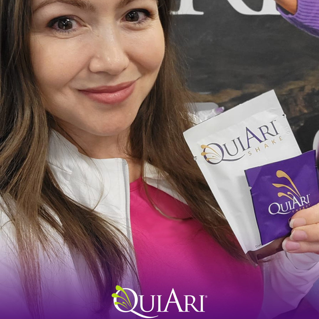 Super Star, Julia Krymoff knows:
QuiAri Shake &amp; Energy ▶ The PERFECT COMBO to get you feeling your ULTIMATE BEST! 

👉 This Combo has everything you need to ACTIVATE your inner BEAST MODE and GRIND OUT your day! 

And as a QuiAri Promoter, Julia 