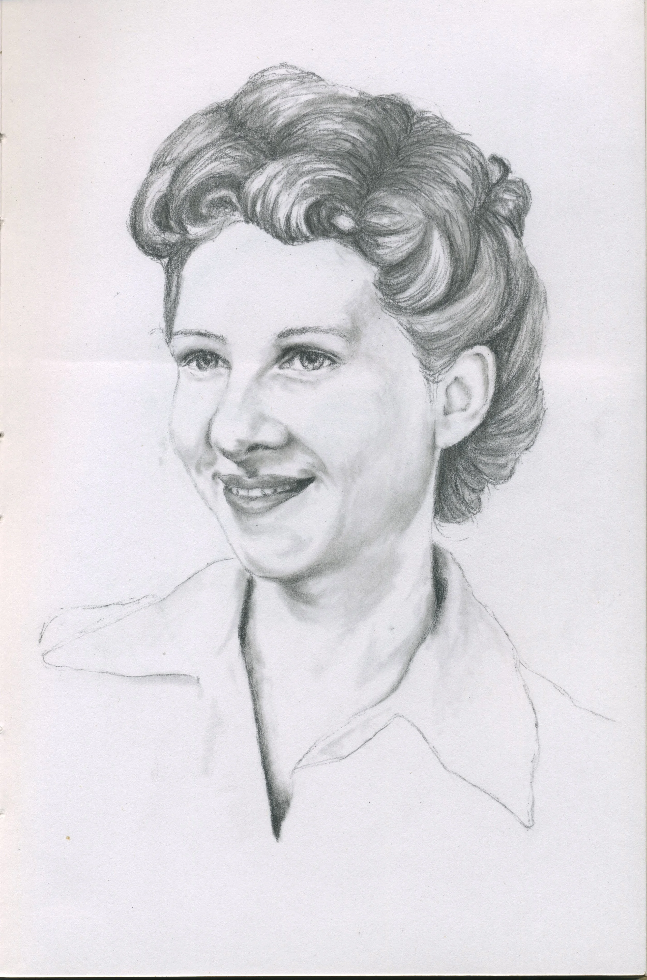 Young Ruth - Graphite on Paper