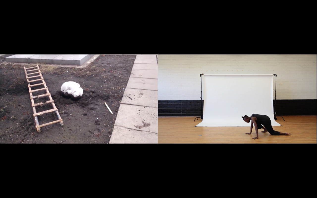 Demonstrative Score 2-Channel Video Still, 2018