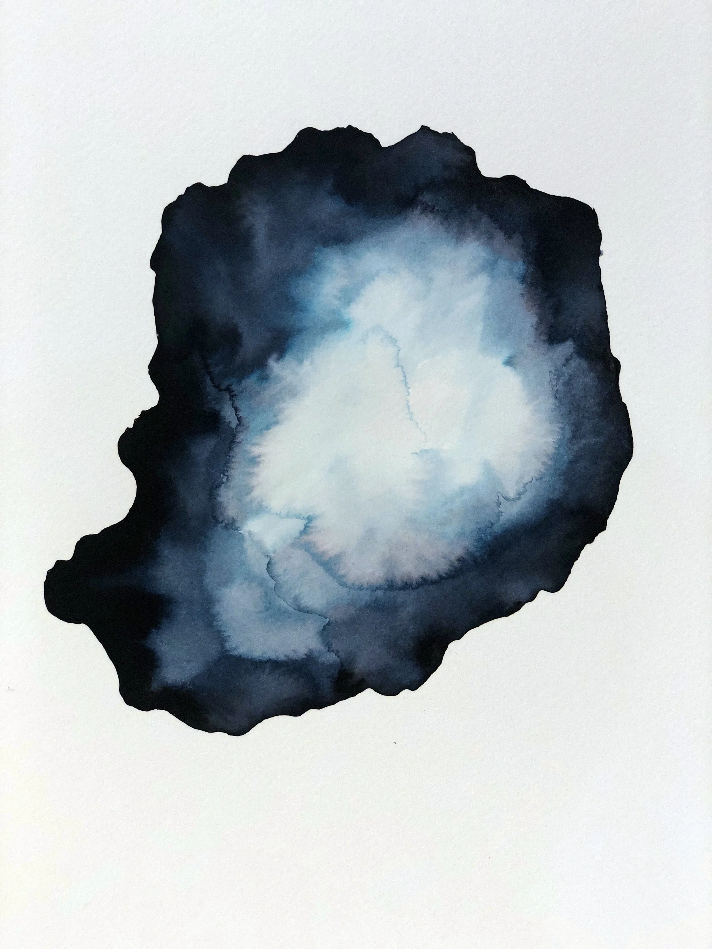 Soul 1 (Action Drawing Series), 2019. Ink on paper. 12 x 9 in.