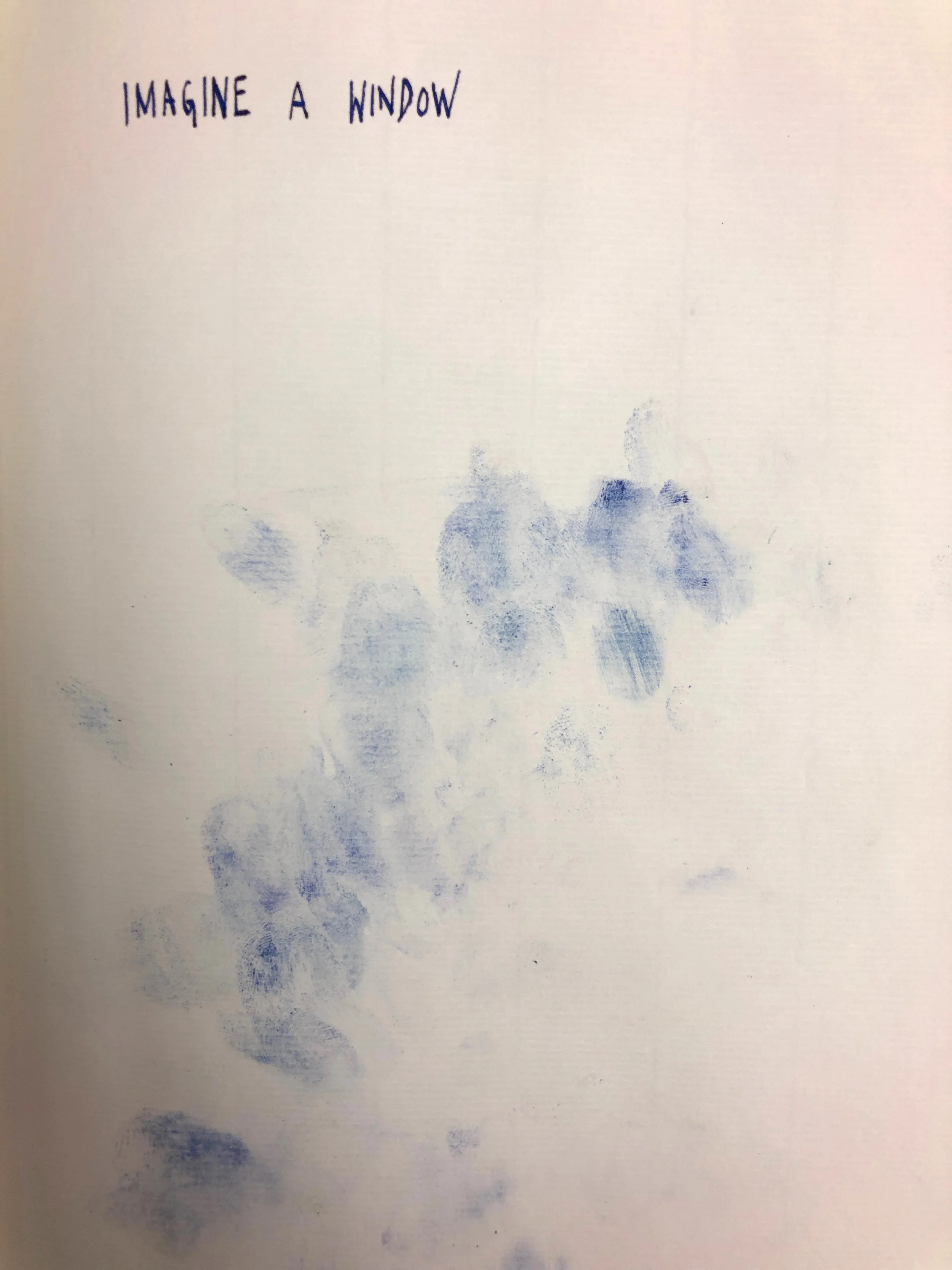 Imagine a Window (Action Drawing Series), 2018. Ink on Paper. 11.5 x 8 in.