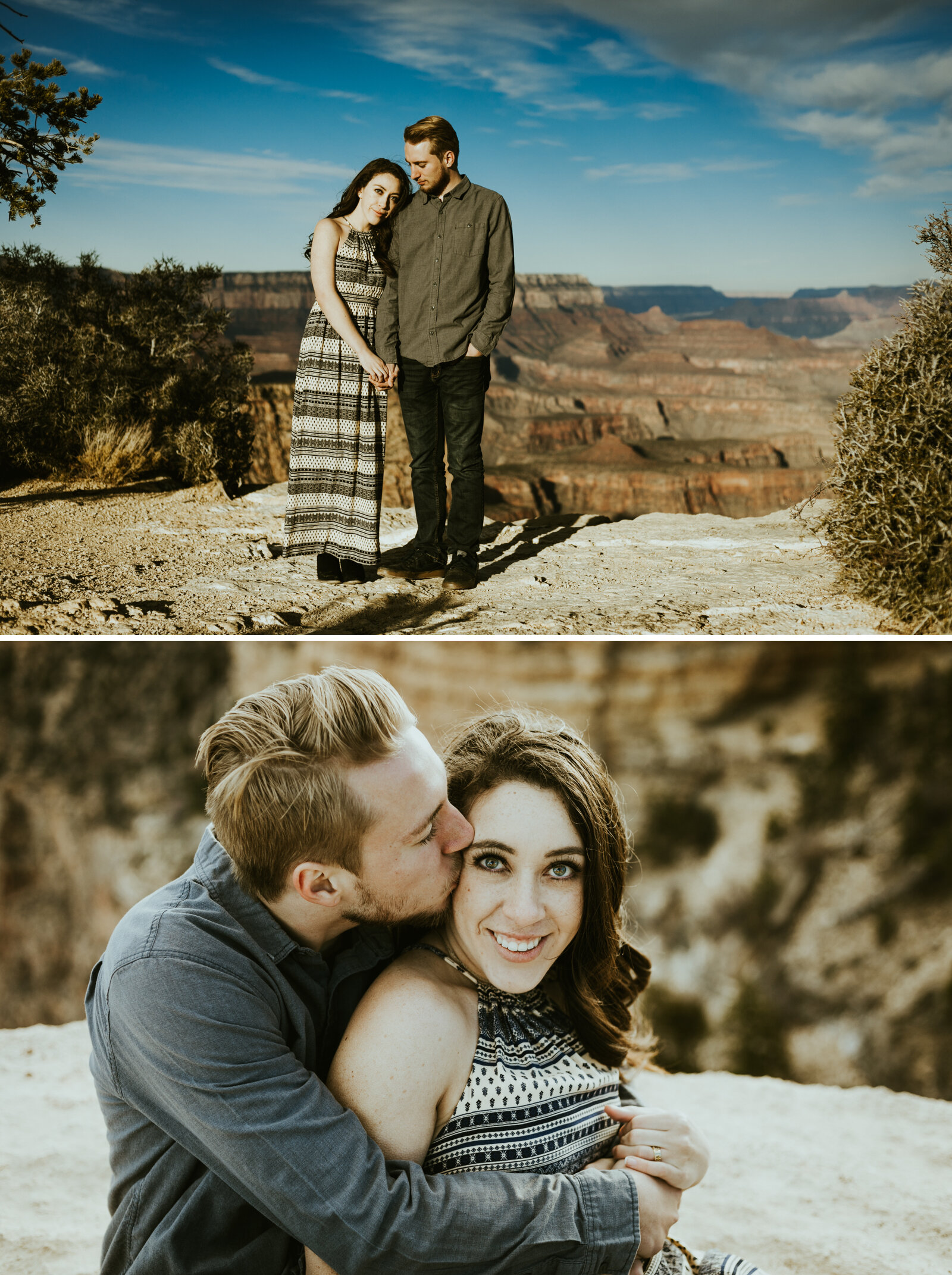 Moran Point Grand Canyon National Park Williams Arizona Sunrise Engagement Couple Photo-9.jpg