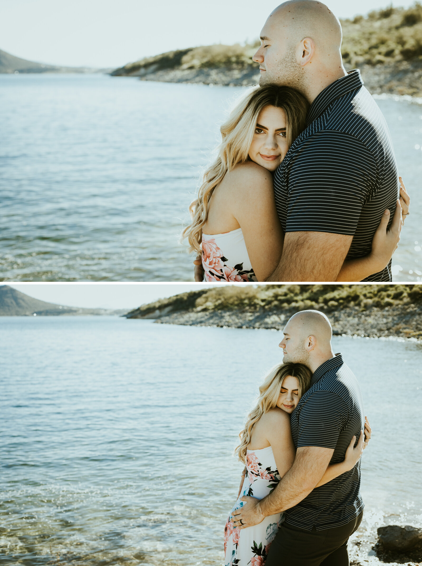 lake pleasant peoria arizona couple photos anniversary pictures engagement outfit inspo summer couple posing ideas baby announcement images-6.jpg