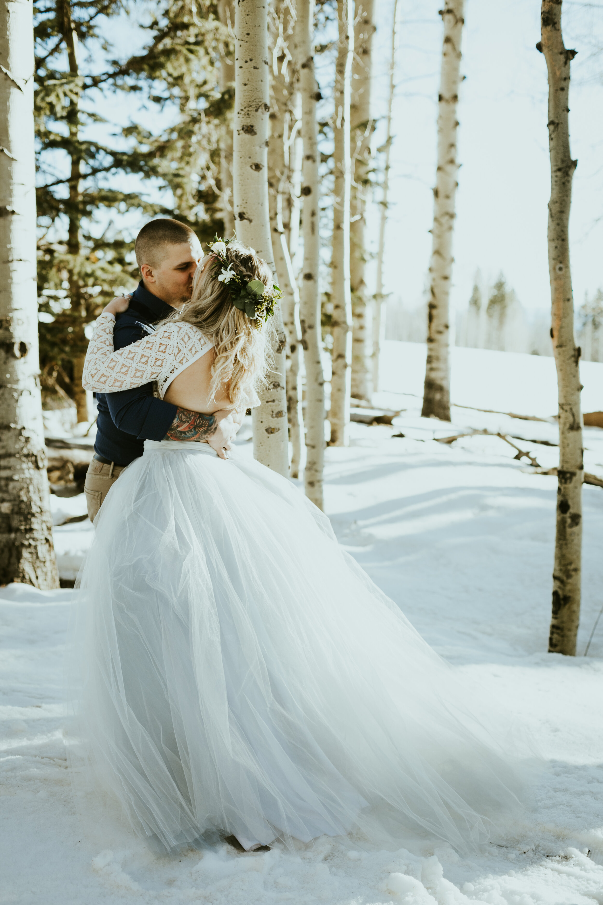 arizona snowbowl mount humphreys flagstaff arizona wedding photos styled shoot sweet caroline styles tulle wedding skirt snowy wedding-16.jpg