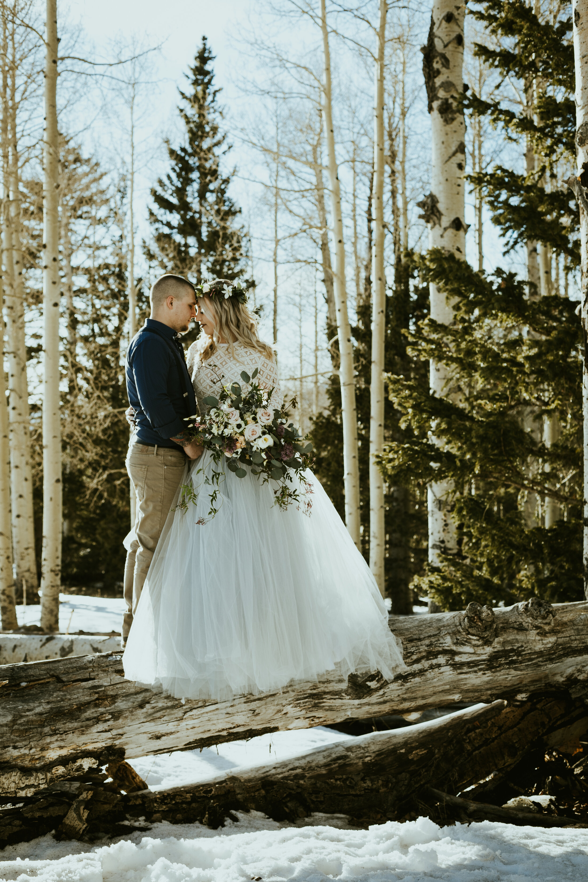 arizona snowbowl mount humphreys flagstaff arizona wedding photos styled shoot sweet caroline styles tulle wedding skirt snowy wedding-29.jpg