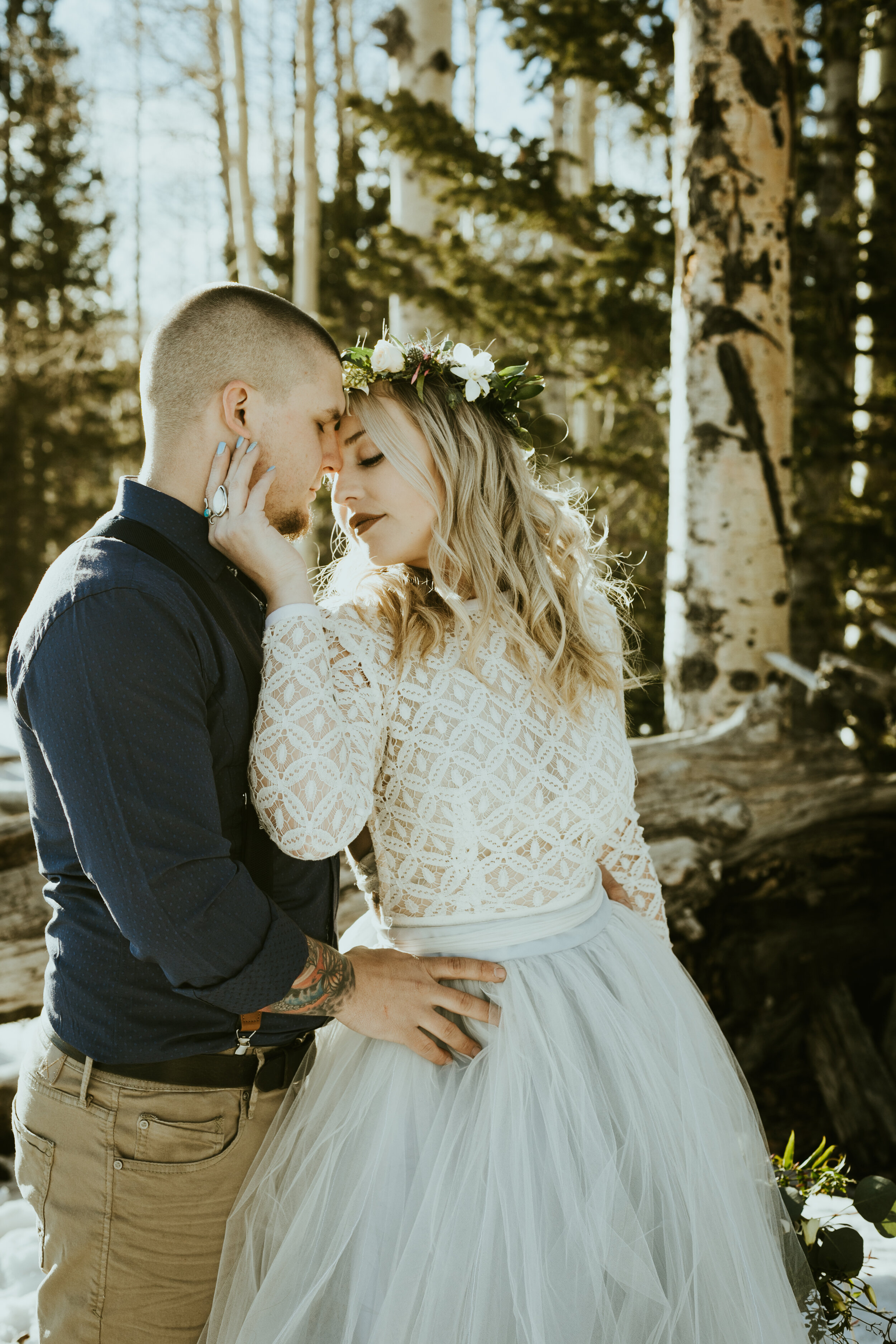 arizona snowbowl mount humphreys flagstaff arizona wedding photos styled shoot sweet caroline styles tulle wedding skirt snowy wedding-33.jpg