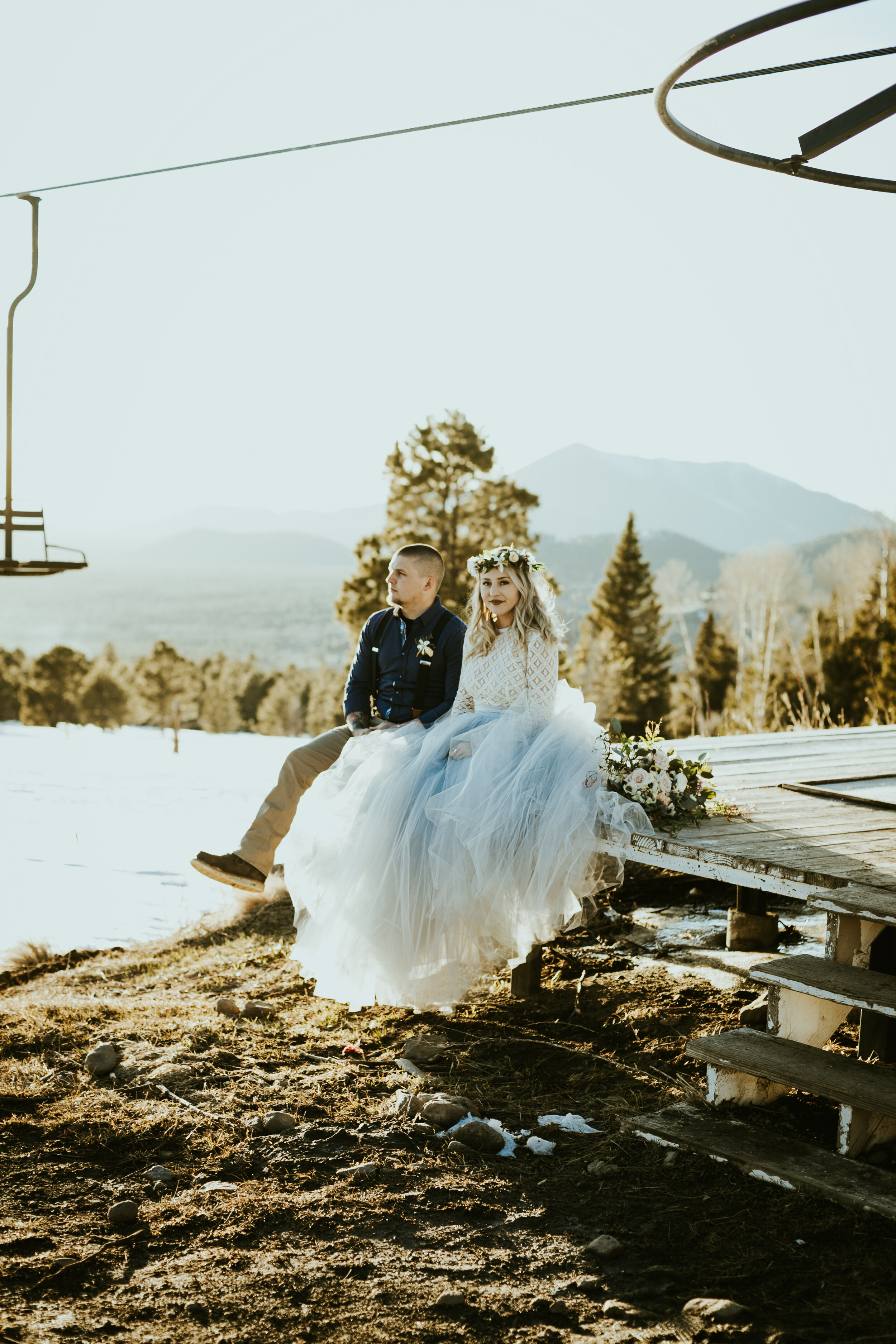 arizona snowbowl mount humphreys flagstaff arizona wedding photos styled shoot sweet caroline styles tulle wedding skirt snowy wedding-48.jpg