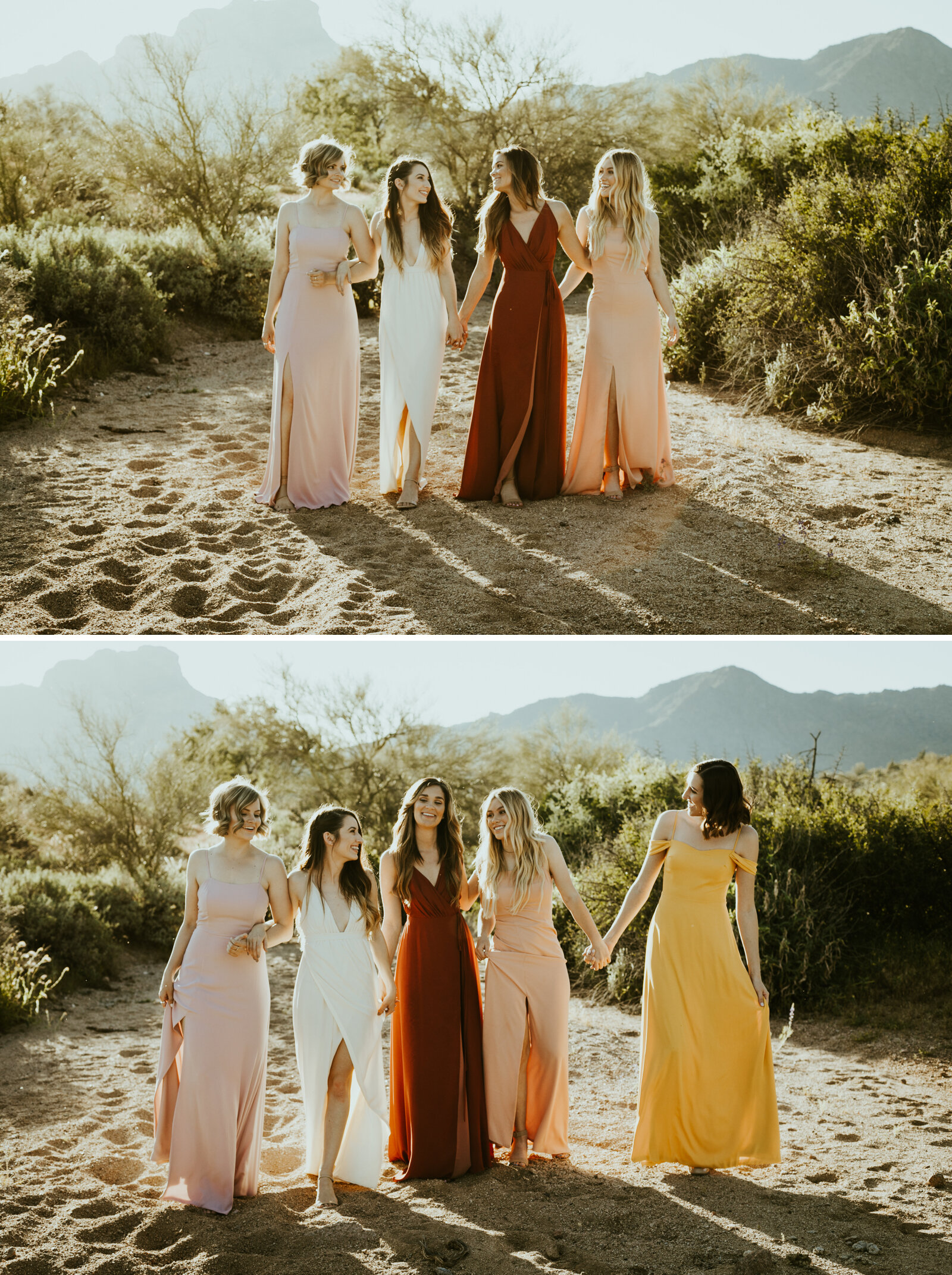 Salt River Mesa Arizona Wedding photos styled shoot bridemaids dresses arizona wedding party photos bridesmaid dresss mismatched bridemaid oufit inspo desert shoot-4.jpg