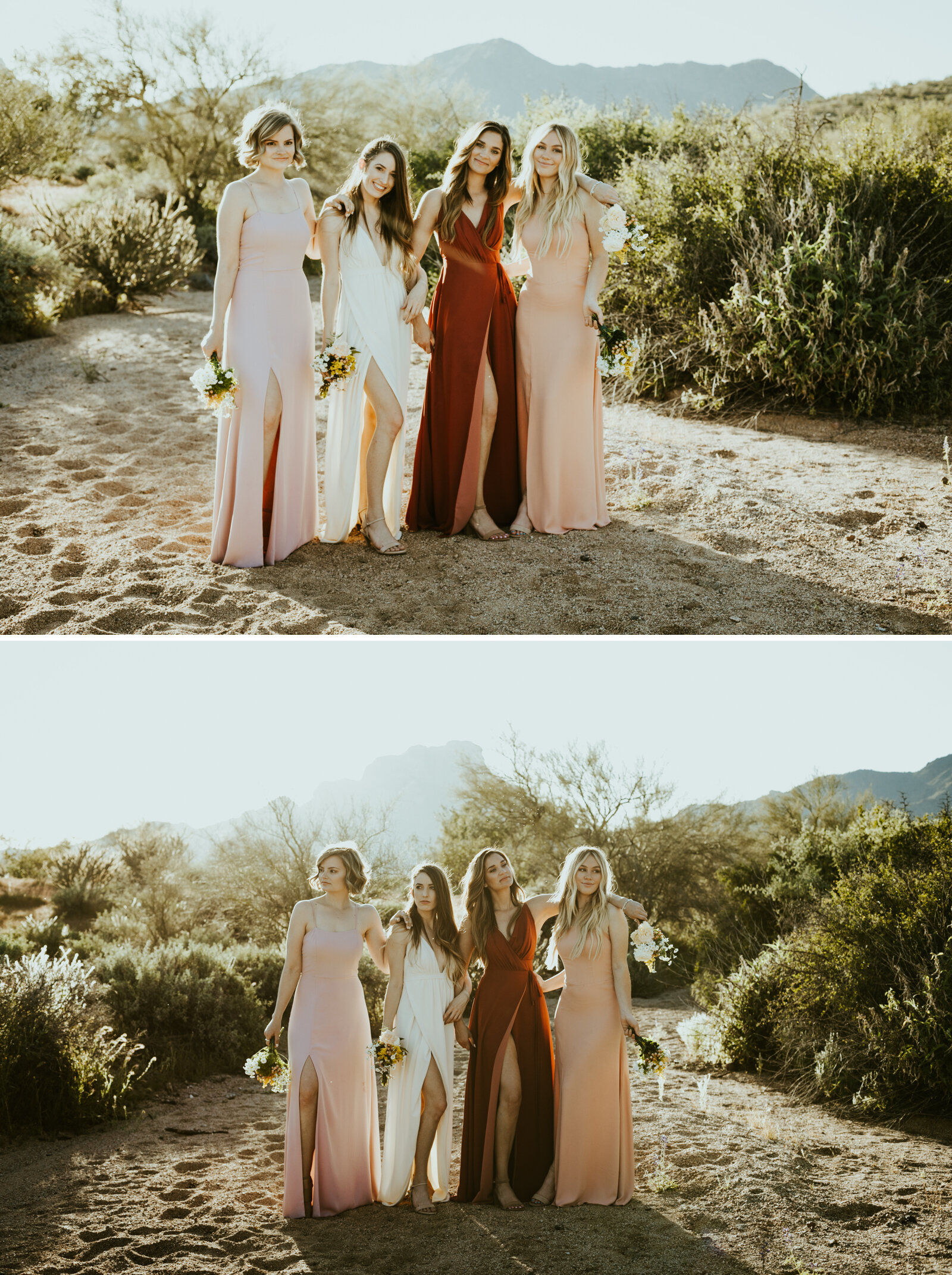 Salt River Mesa Arizona Wedding photos styled shoot bridemaids dresses arizona wedding party photos bridesmaid dresss mismatched bridemaid oufit inspo desert shoot-5.jpg