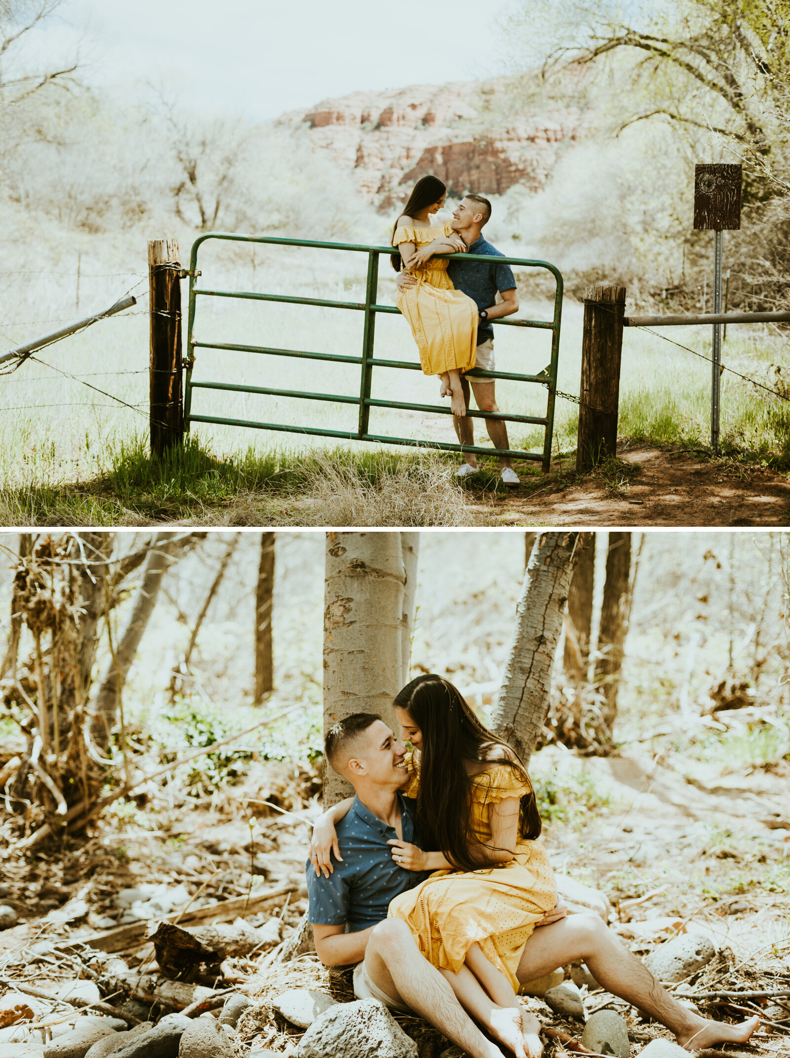 red rock crossing sedona arizona cathedral rock crescent moon ranch couple photos engagement photo outfit inspiration couple posing ideas midday photos anniversary photo-2.jpg
