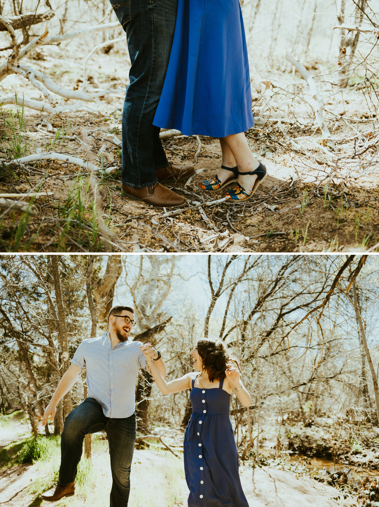 red rock crossing sedona arizona cathedral rock crescent moon ranch couple photos engagement photo outfit inspiration couple posing ideas midday picture.jpg