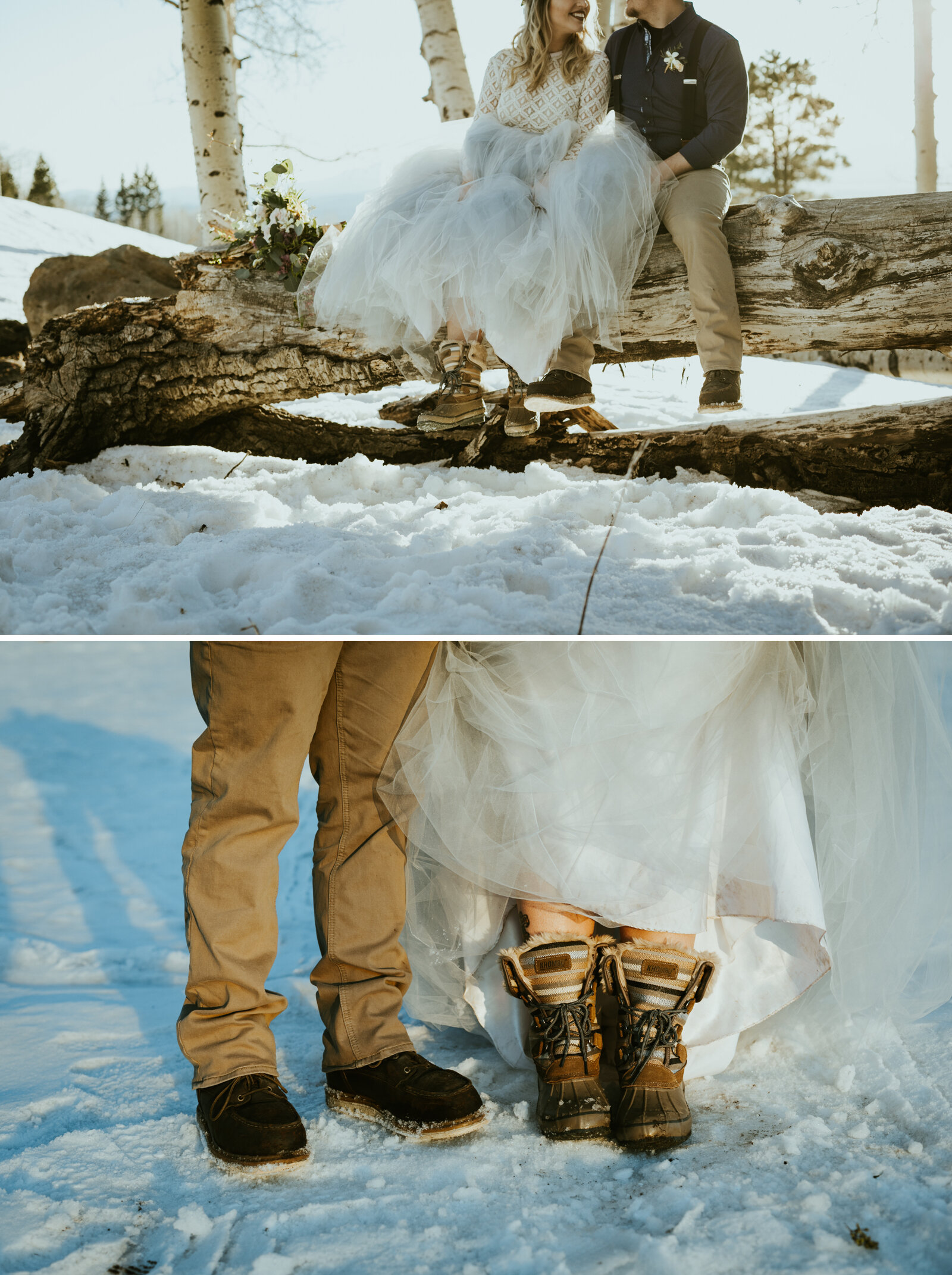 mount humphreys flagstaff arizona elopement winter wedding bridal snowboots wedding shoe inspiration bridal style inspo.jpg