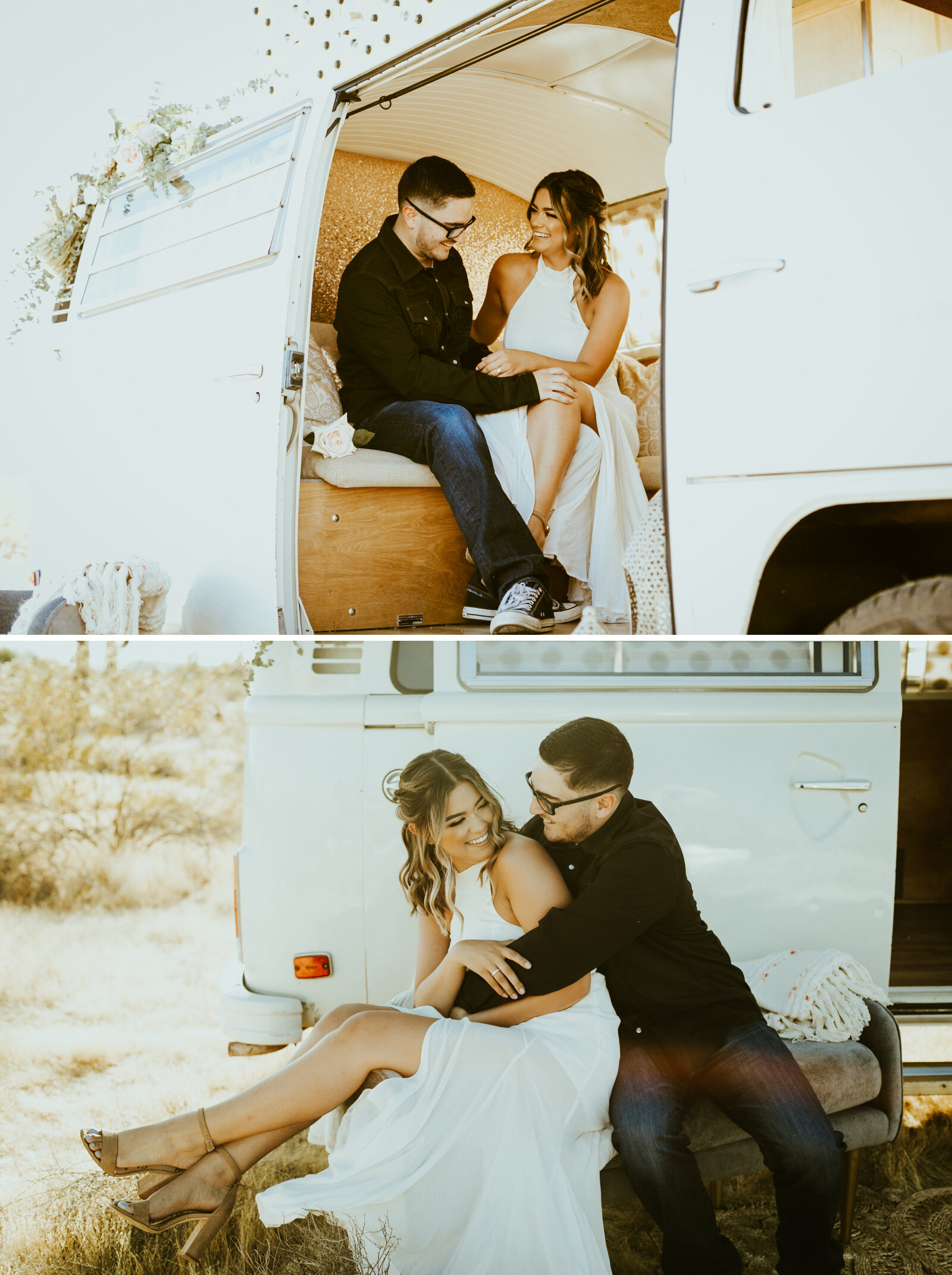 Scottsdale arizona engagement styled shoot couple photos formal couple outfit inspo couple posing inspiration vw bus vintage photobooth desert vibes-2.jpg