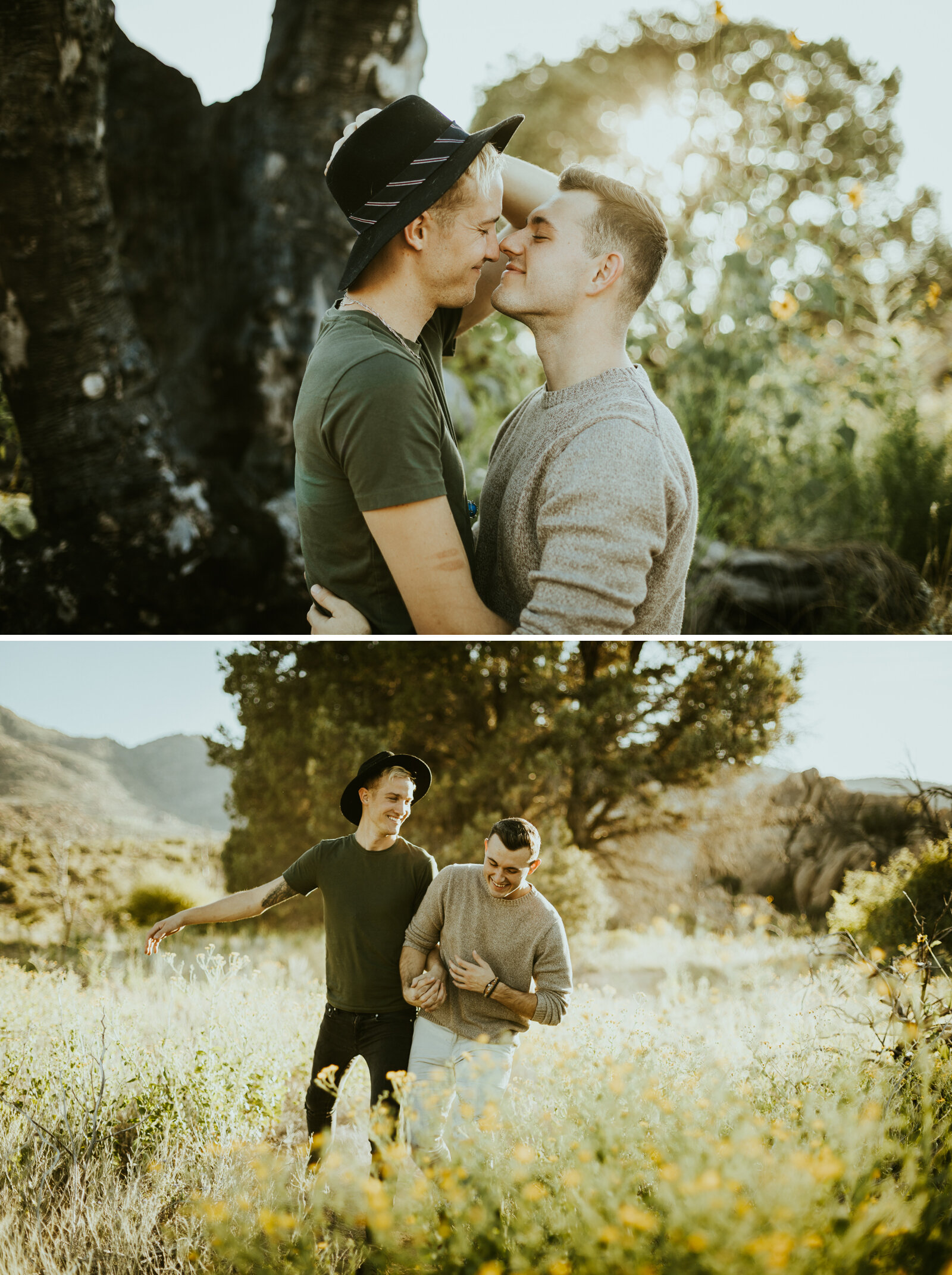 WHY YOU SHOULD BOOK A COUPLES SHOOT JUST BECAUSE IN PRESCOTT arizona same sex couple engagement photos same sex outfit inspiration couple posing inspo engagement outfit ideas-1.jpg