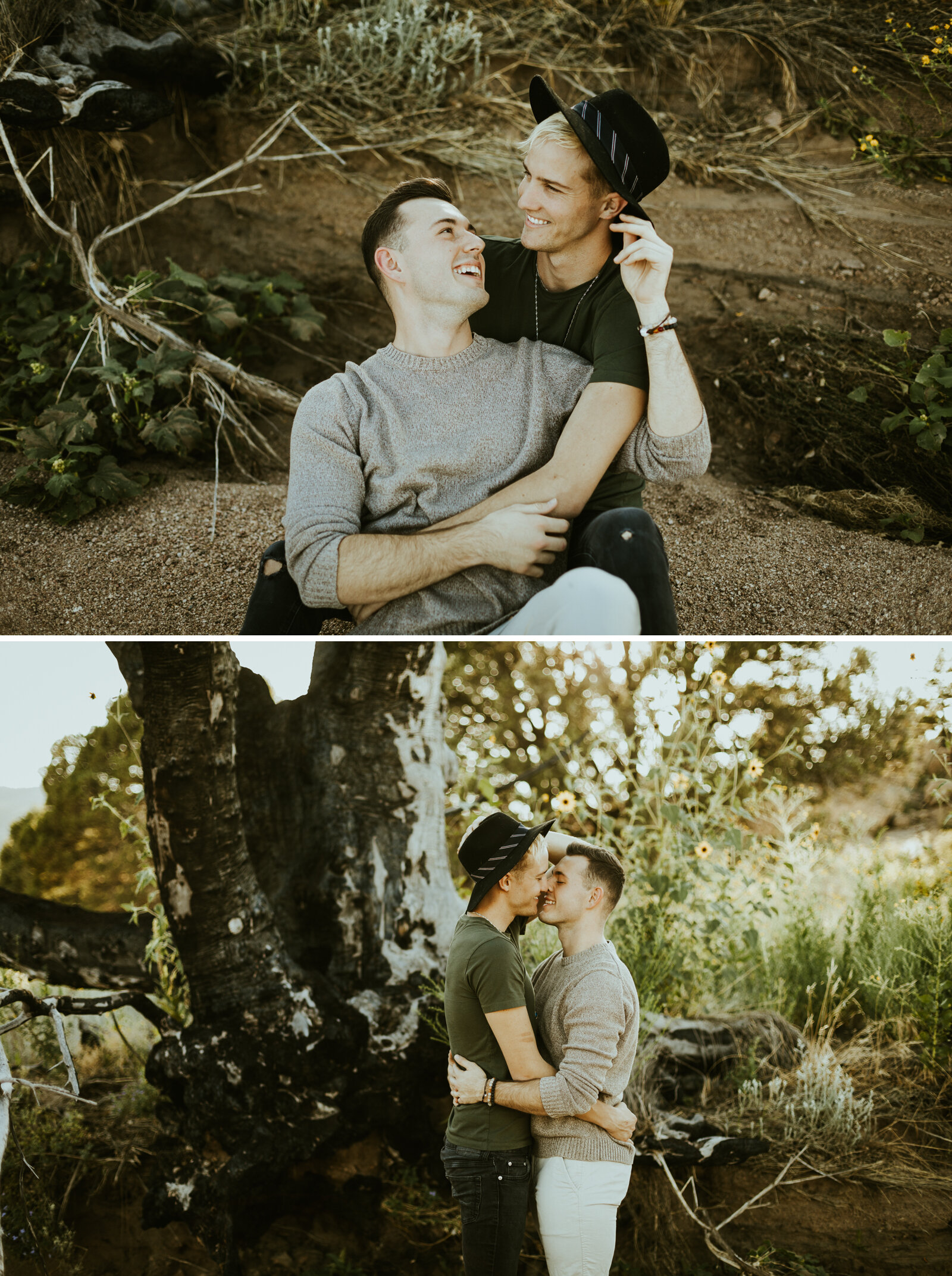 WHY YOU SHOULD BOOK A COUPLES SHOOT JUST BECAUSE IN PRESCOTT arizona same sex couple engagement photos same sex outfit inspiration couple posing inspo engagement outfit ideas.jpg
