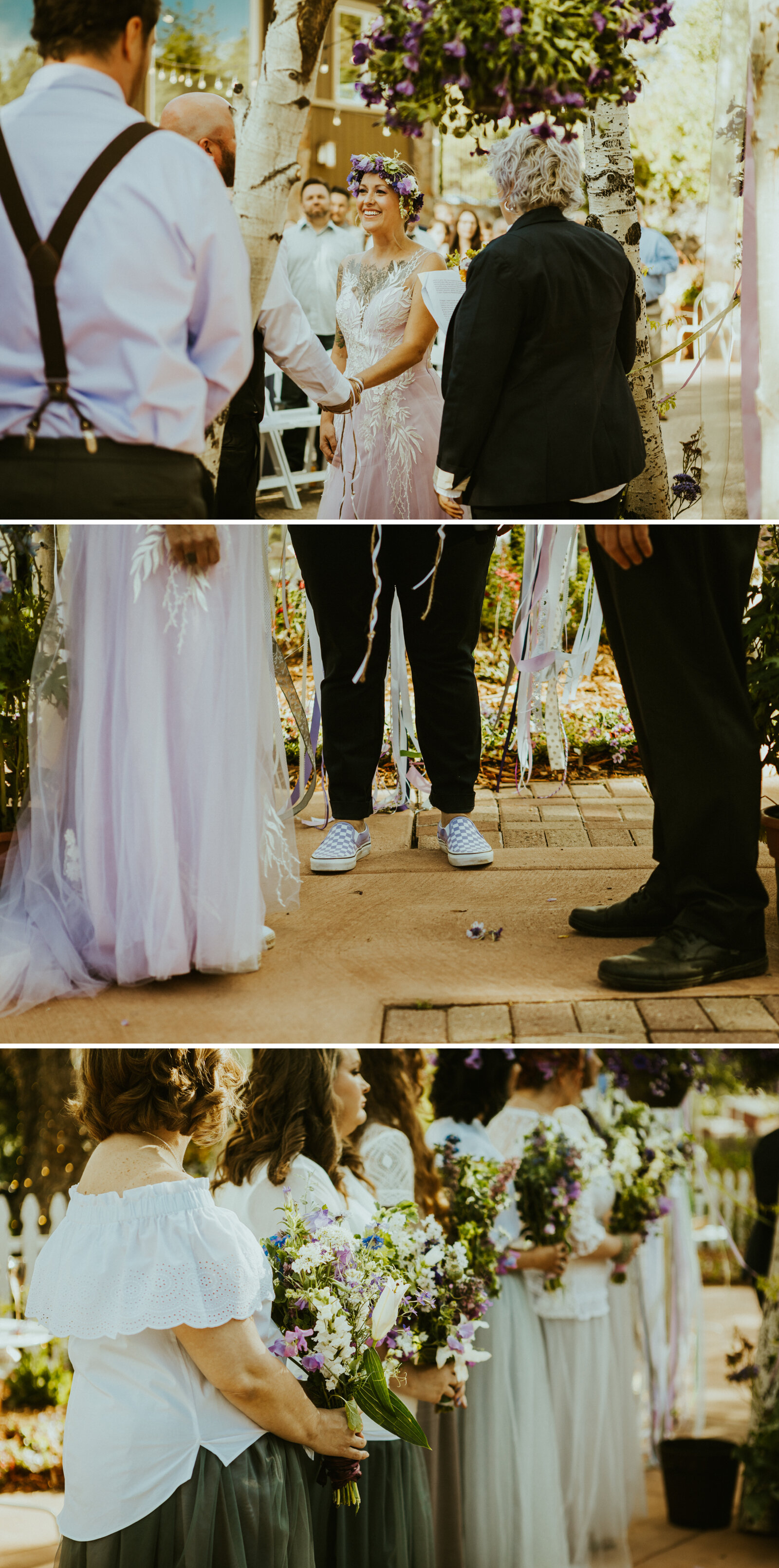 A wedding ceremony in flagstaff arizona at violas flower garden in june.jpg