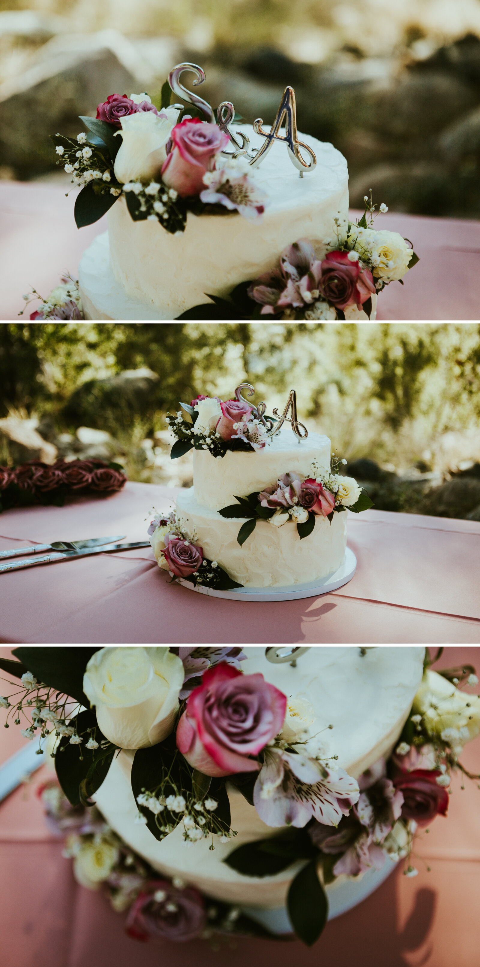 goldwater lake prescott arizona wedding cake floral cake frankely photography.jpg