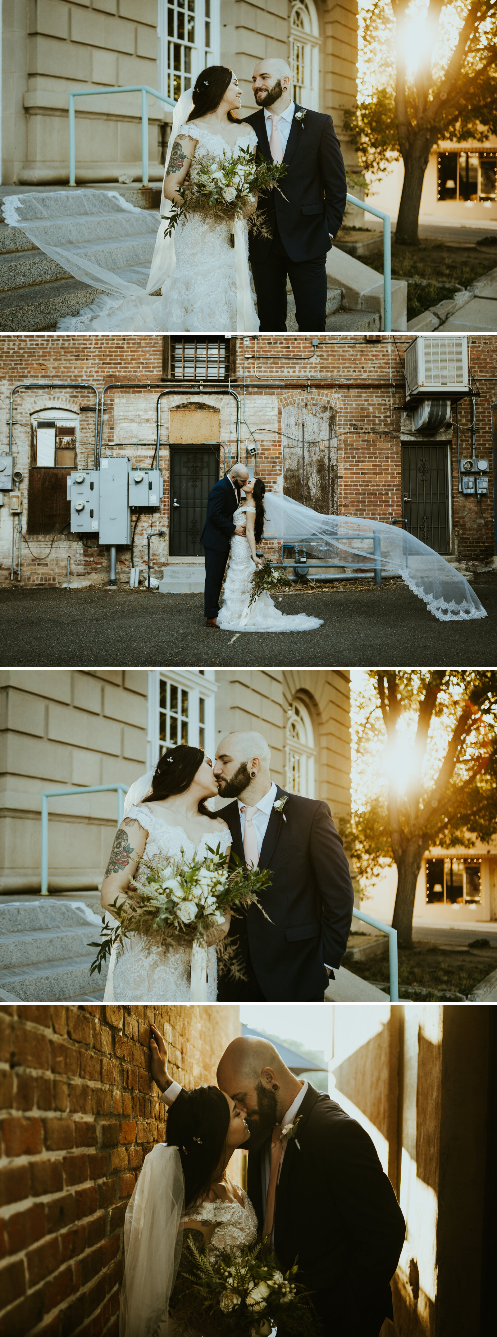 grand highland hotel wedding prescott arizona frankely photography wedding photography bride and groom portraits bride and groom posing ideas romantic bride and groom inspiration golden hour downtown.jpg