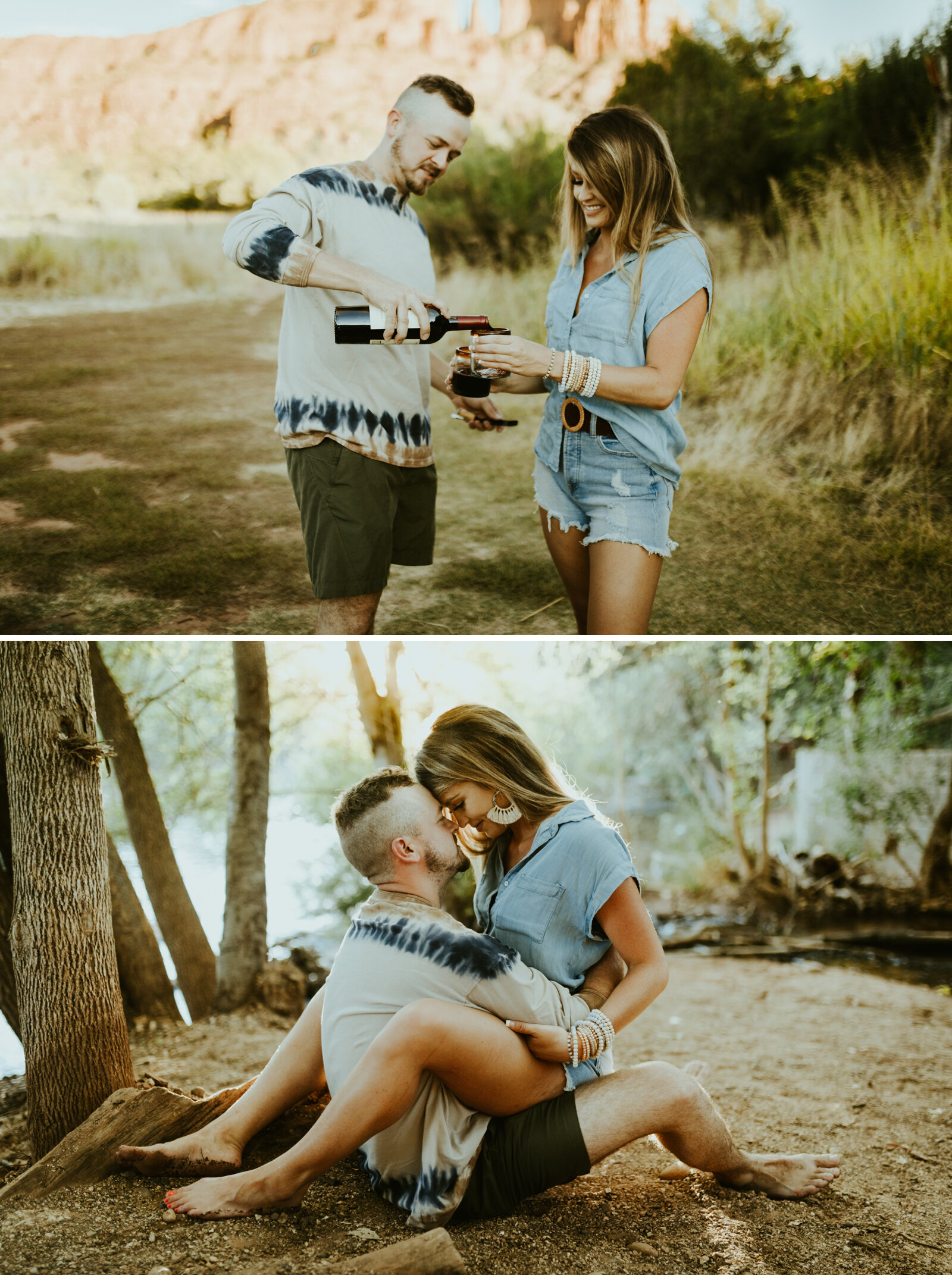 crescent moon ranch sedona arizona engagement photos red rock crossing couple outfit inspiration casual and comfortable outfit ideas.jpg