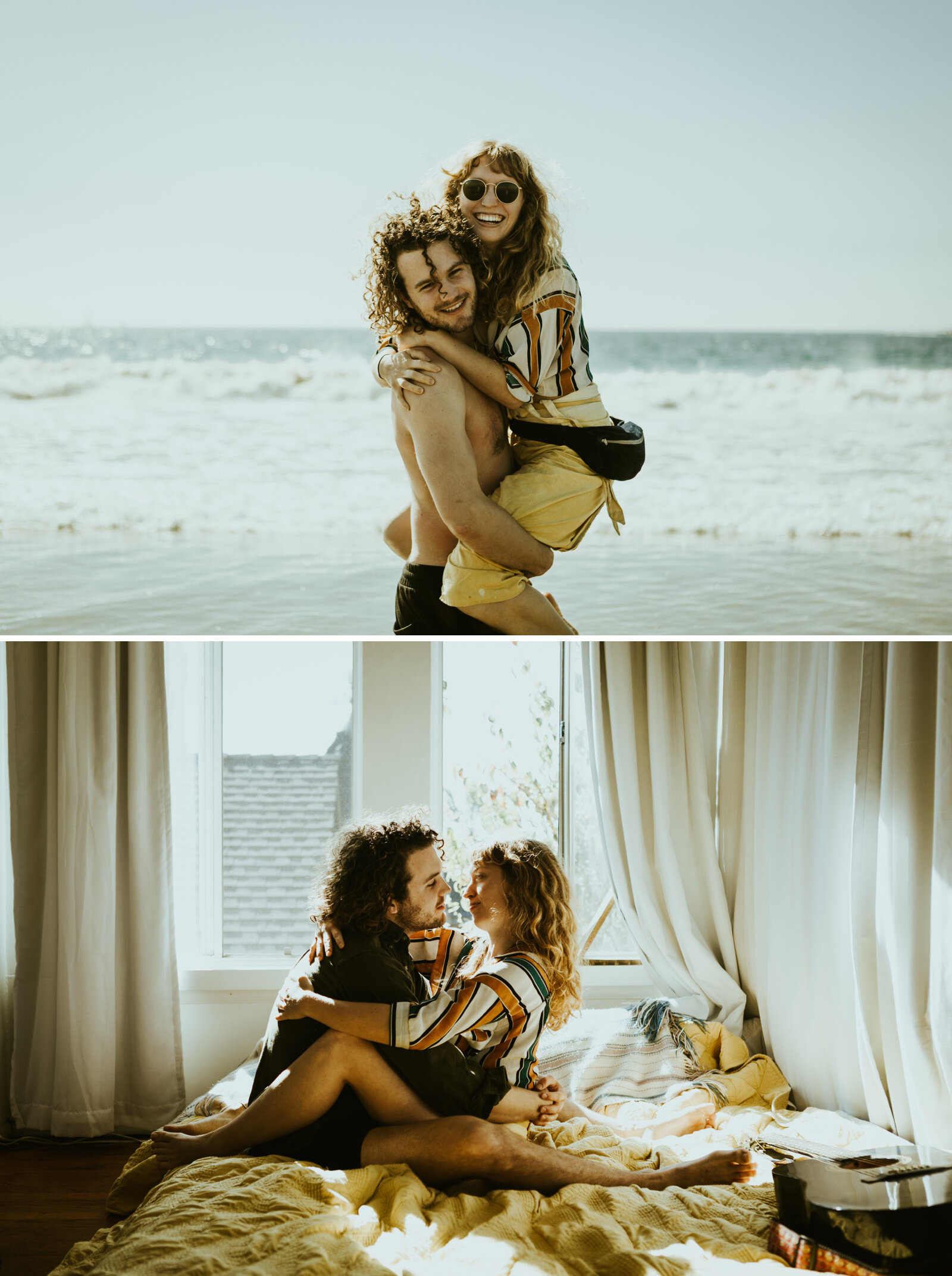 venice beach california couples session comfortable clothing inspiration for couples fanny pack casual outfit ideas for an engagement session.jpg