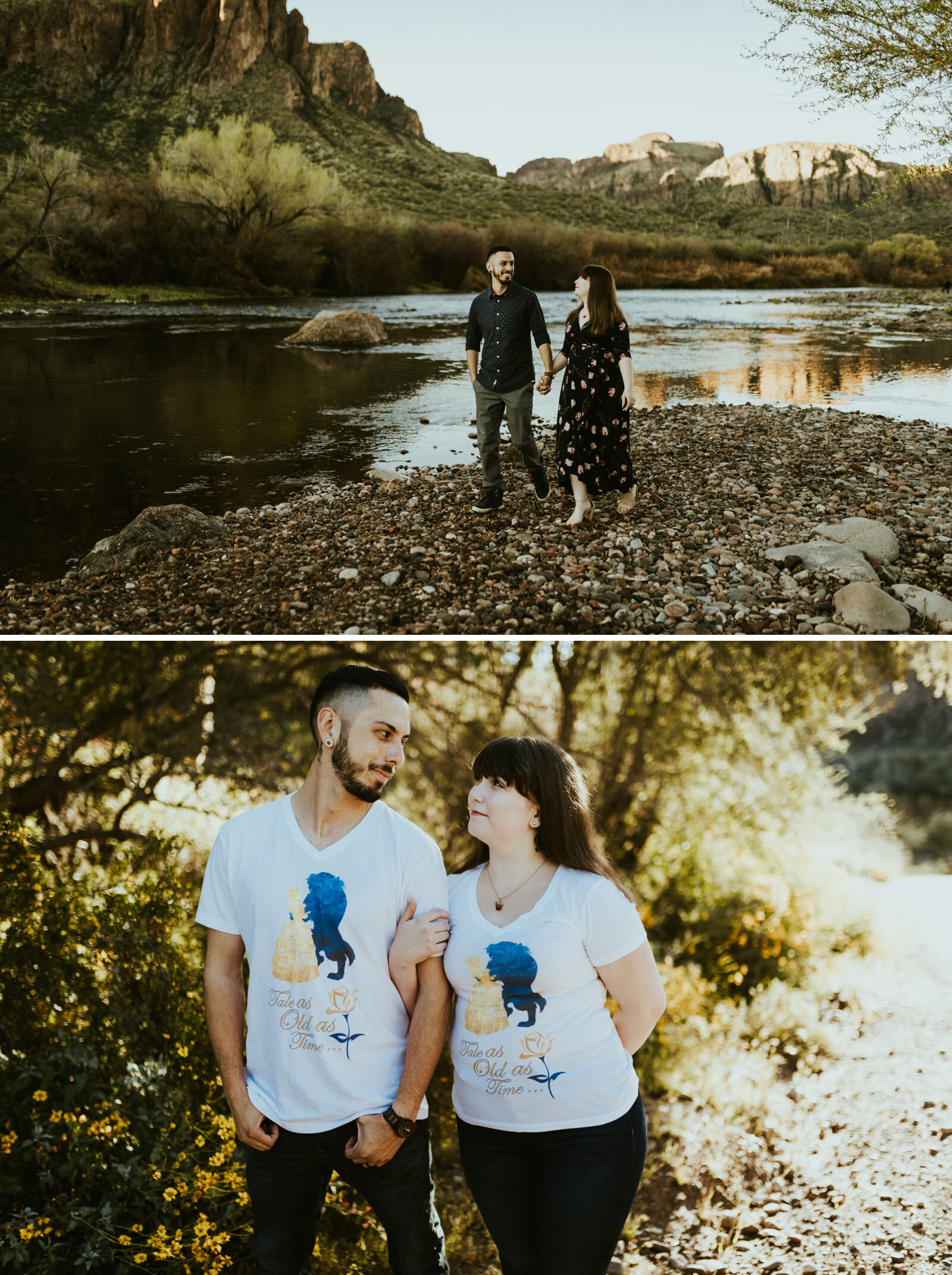 mesa arizona salt river engagement photos couple outfit inspiration water users recreation site beauty and the beast engagement photos.jpg