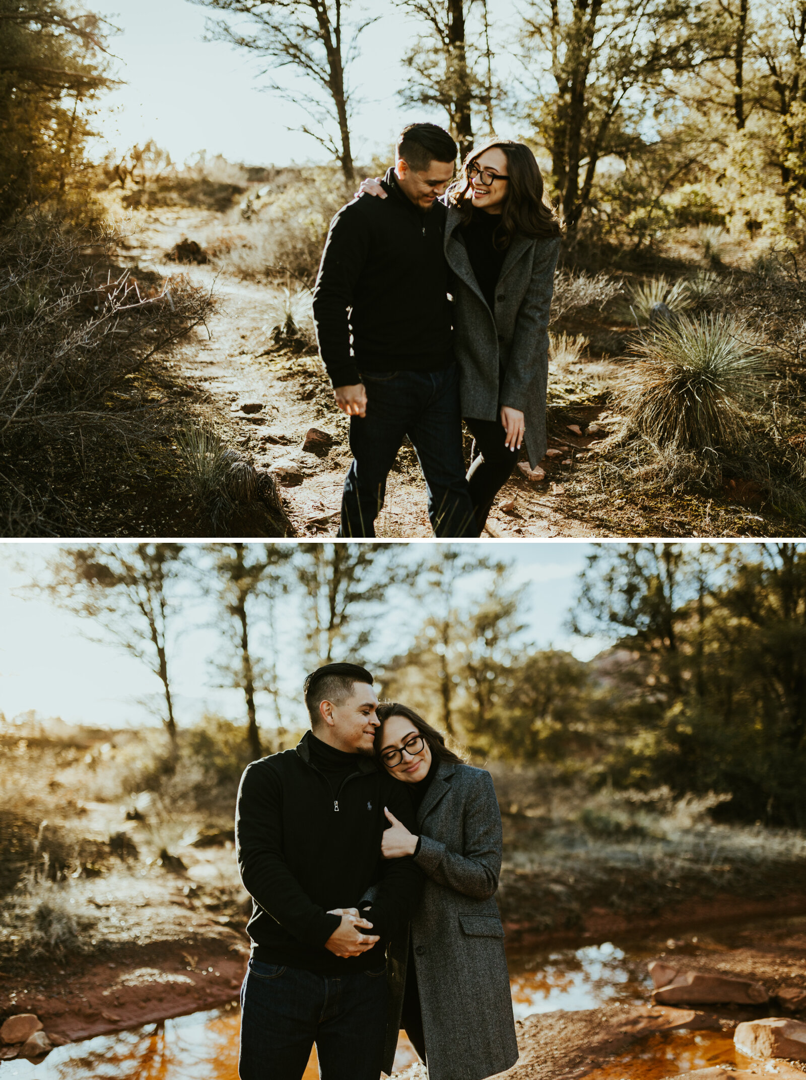 sedona arizona fall engagement photo shoot couple outfit inspiration cold weather outfit ideas bell rock photo session.jpg
