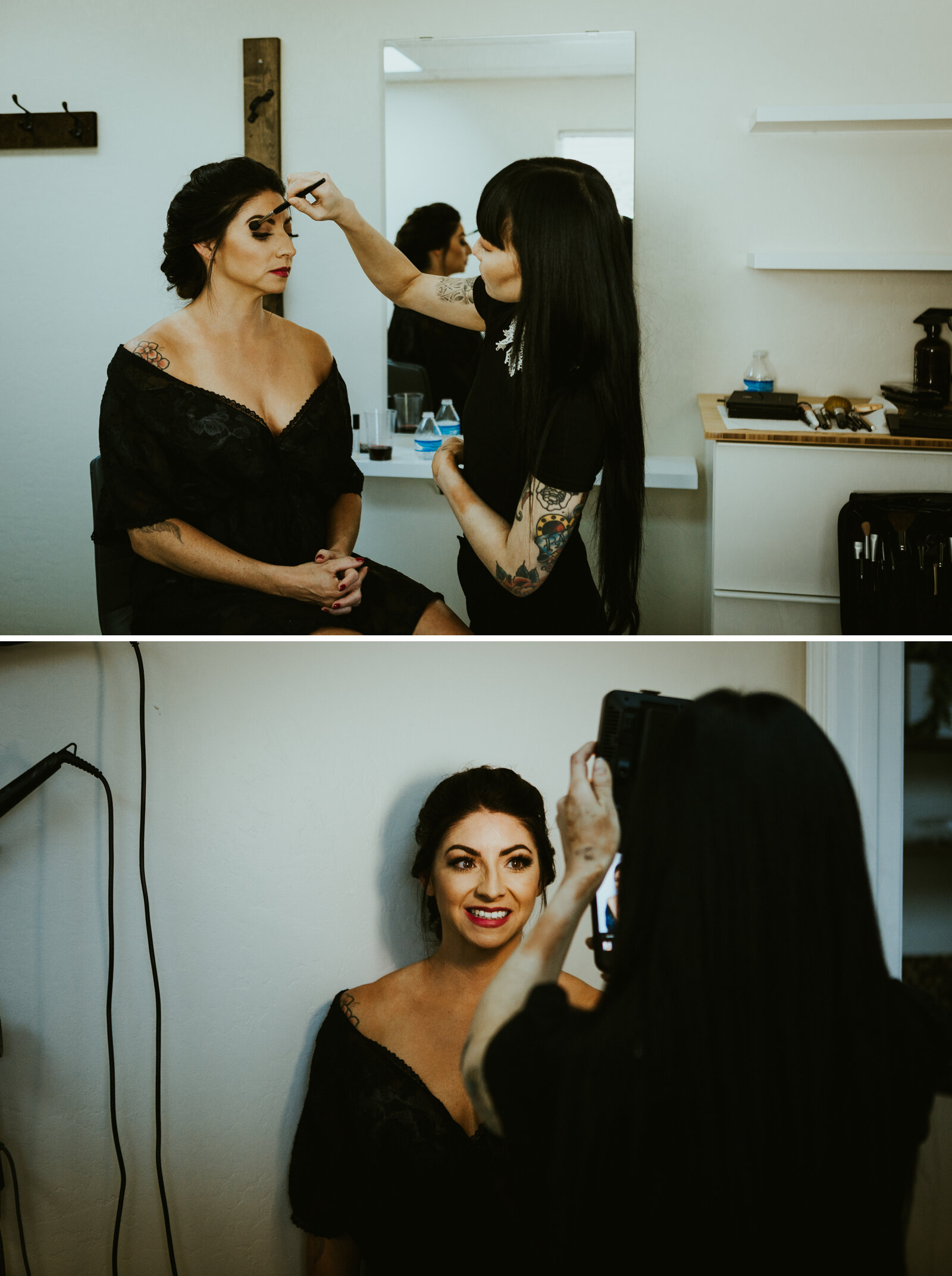 Getting ready wedding photos by Frankely Photography. Skin by Elisa is a makeup artist based out of Prescott, AZ..jpg