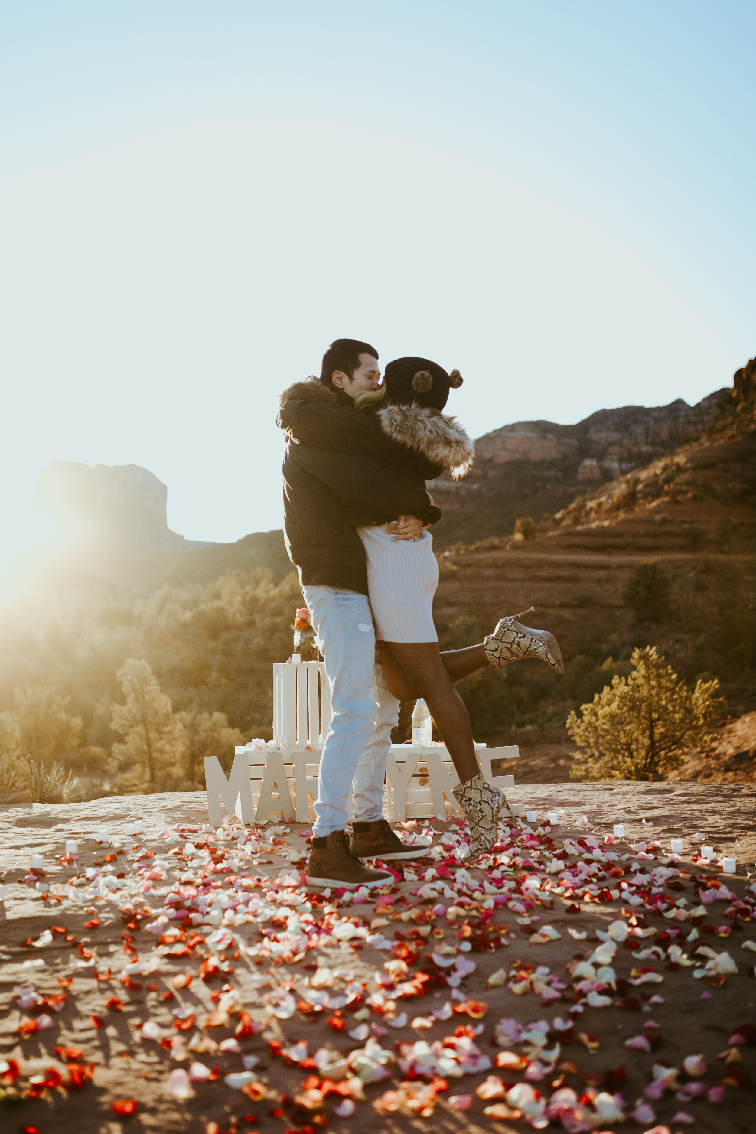 FRANKELY PHOTOGRAPHY Sedona Arizona surprise proposal engagement photoshoot cathedral rock-23.jpg