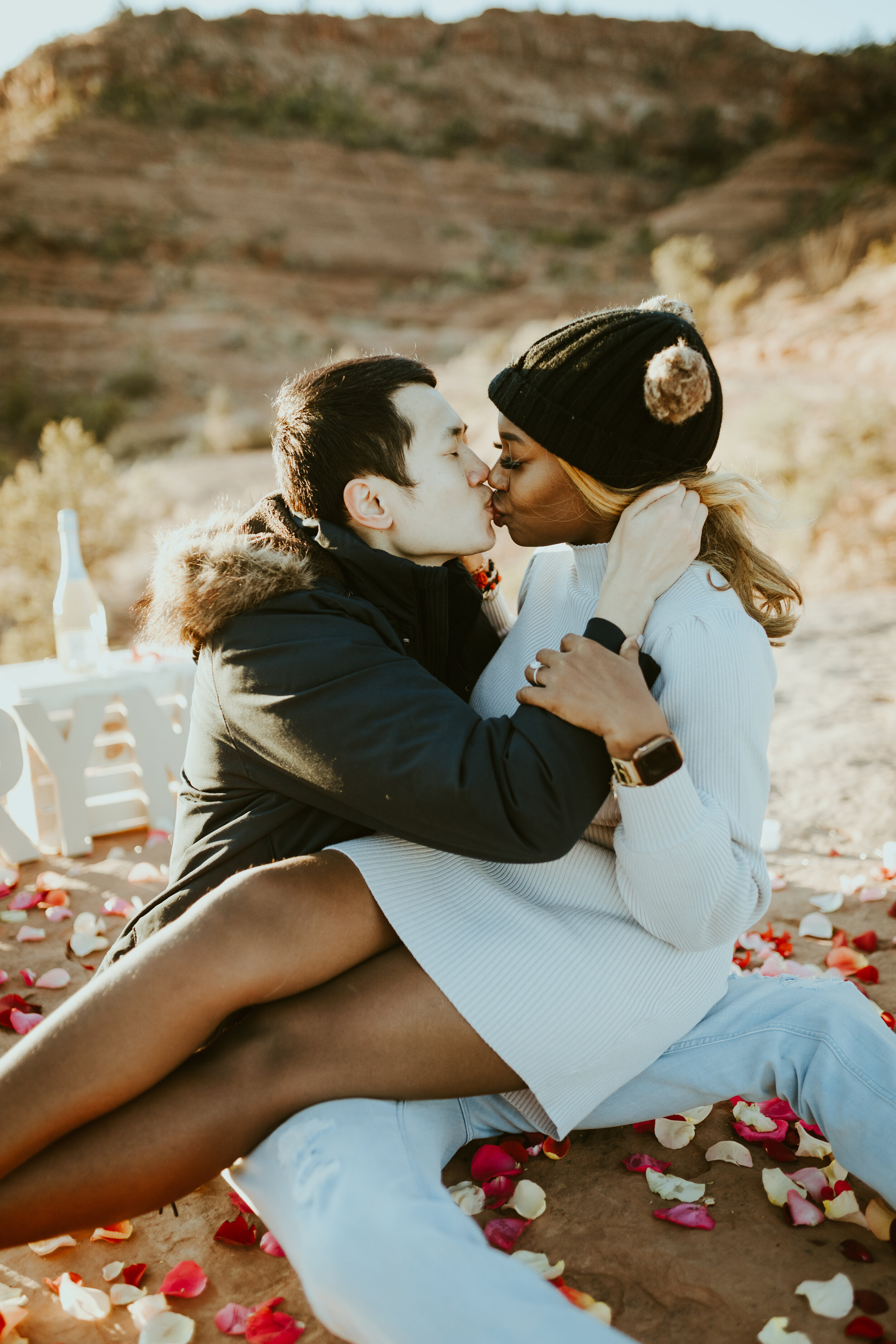 FRANKELY PHOTOGRAPHY Sedona Arizona surprise proposal engagement photoshoot cathedral rock-27.jpg