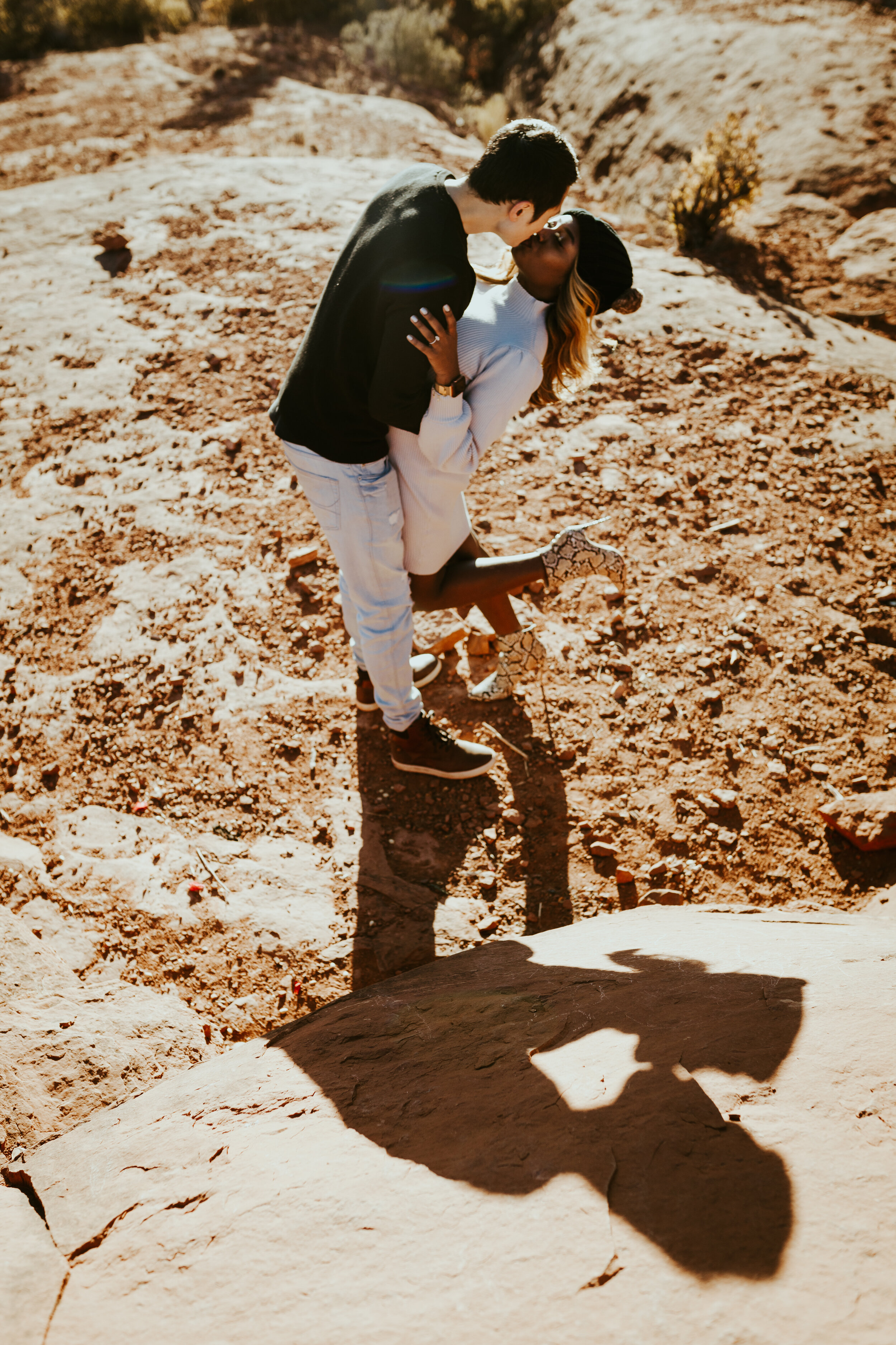 FRANKELY PHOTOGRAPHY Sedona Arizona surprise proposal engagement photoshoot cathedral rock-52.jpg