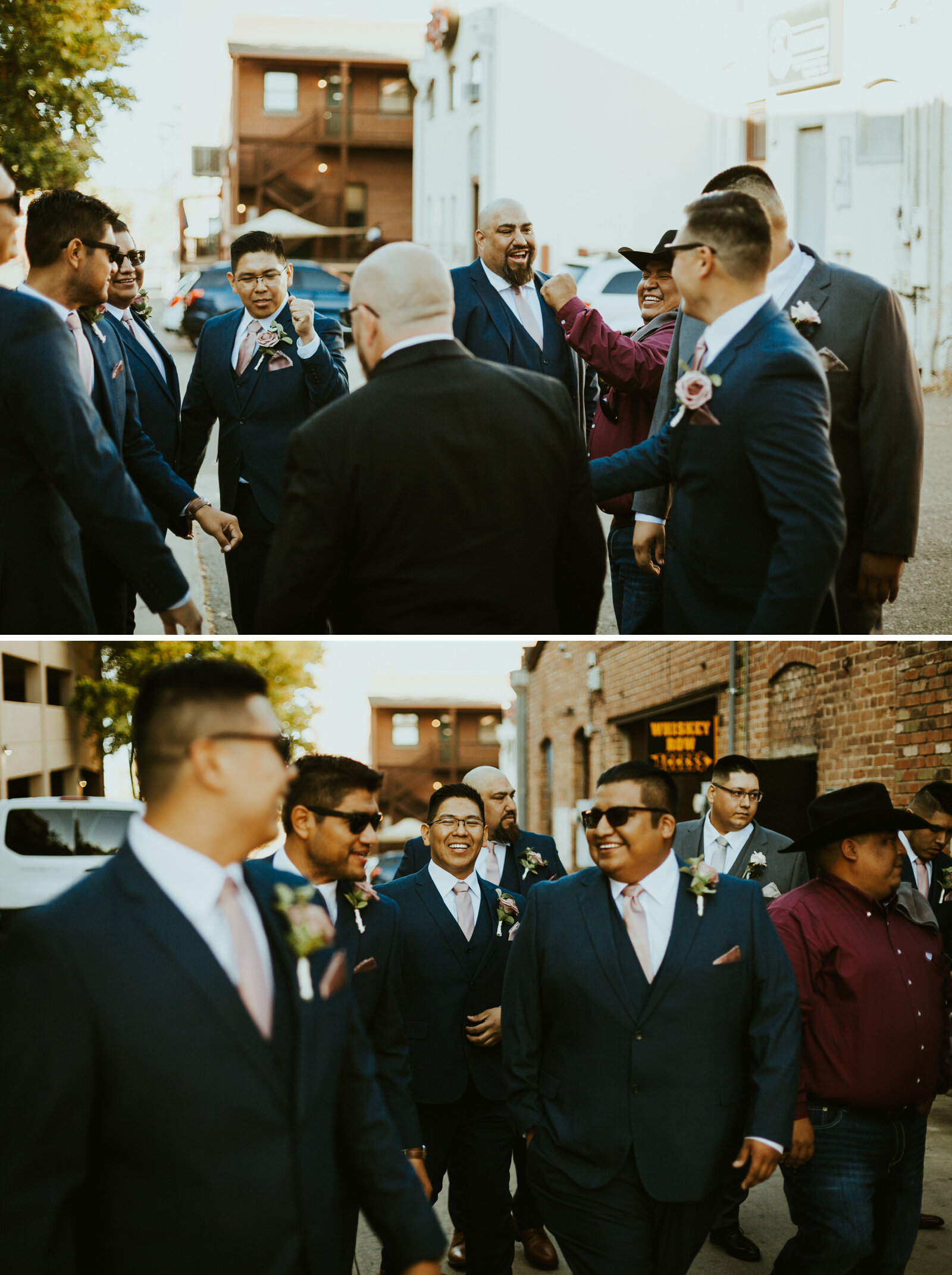 GRAND HIGHLAND HOTEL PRESCOTT ARIZONA WEDDING PHOTOGRAPHY CANDID GROOMSMEN.jpg