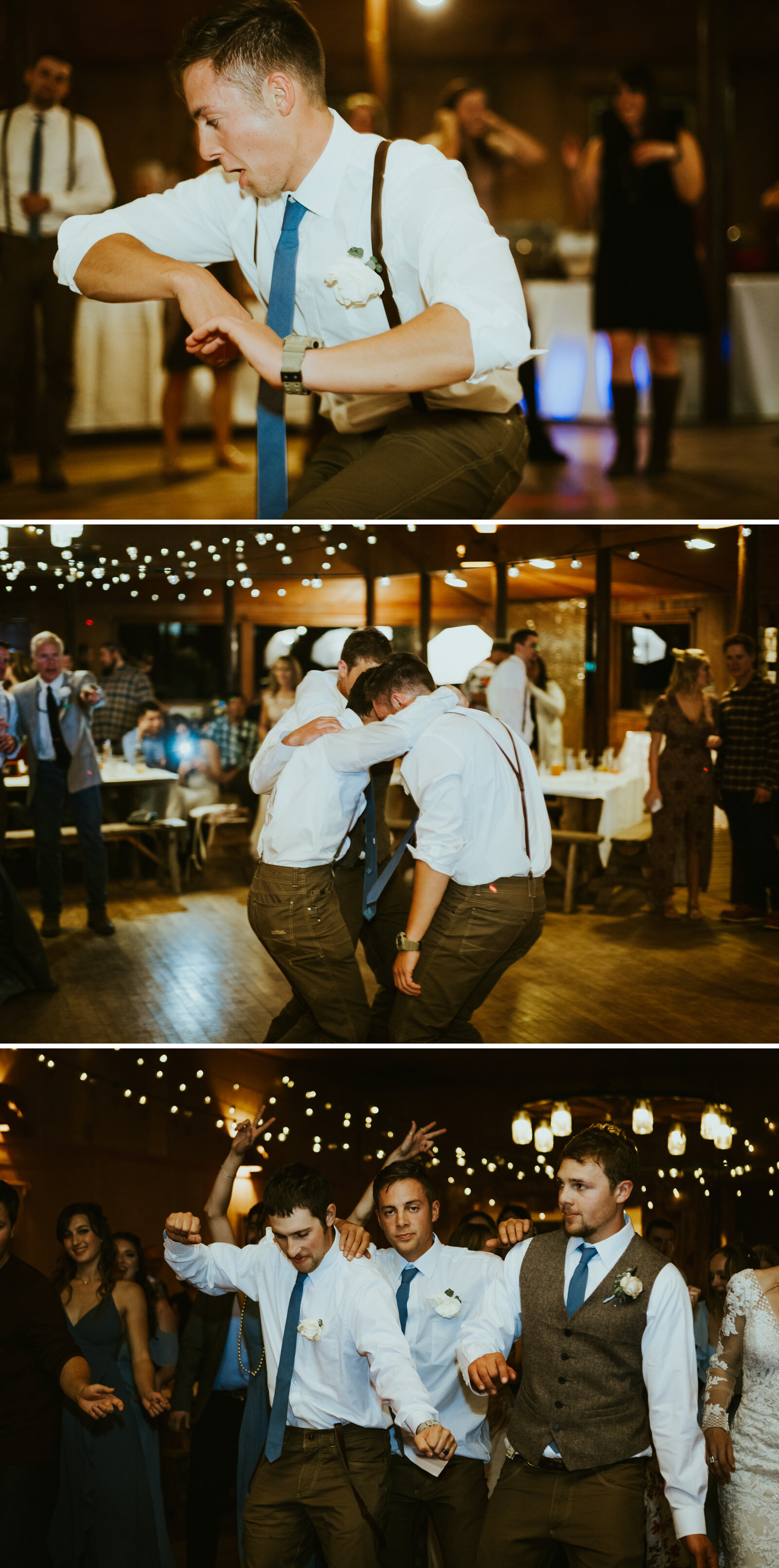 mormon lake lodge arizona wedding brothers dancing.jpg