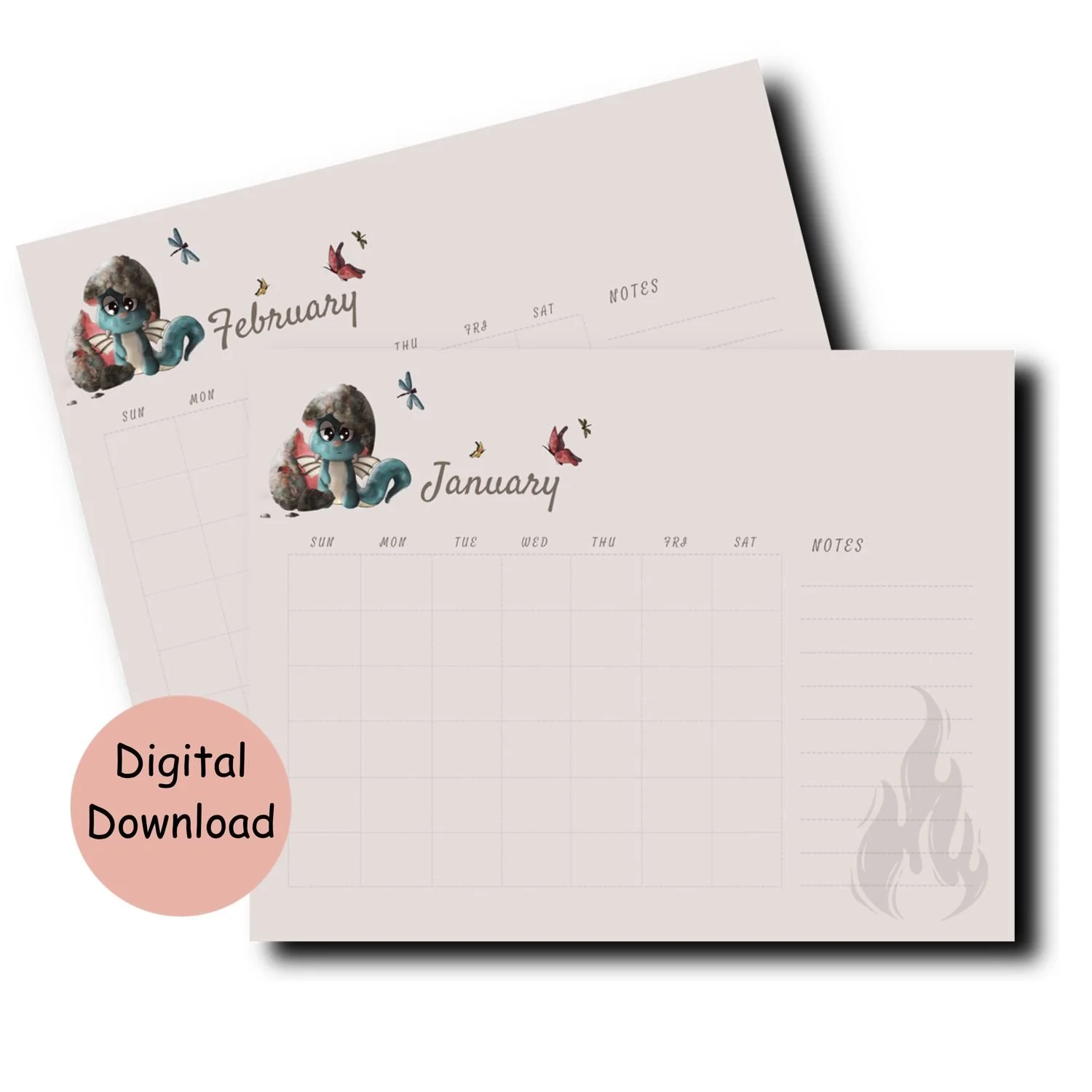 DISPLAYING PAGES_BABY DRAGON CALENDAR.jpg