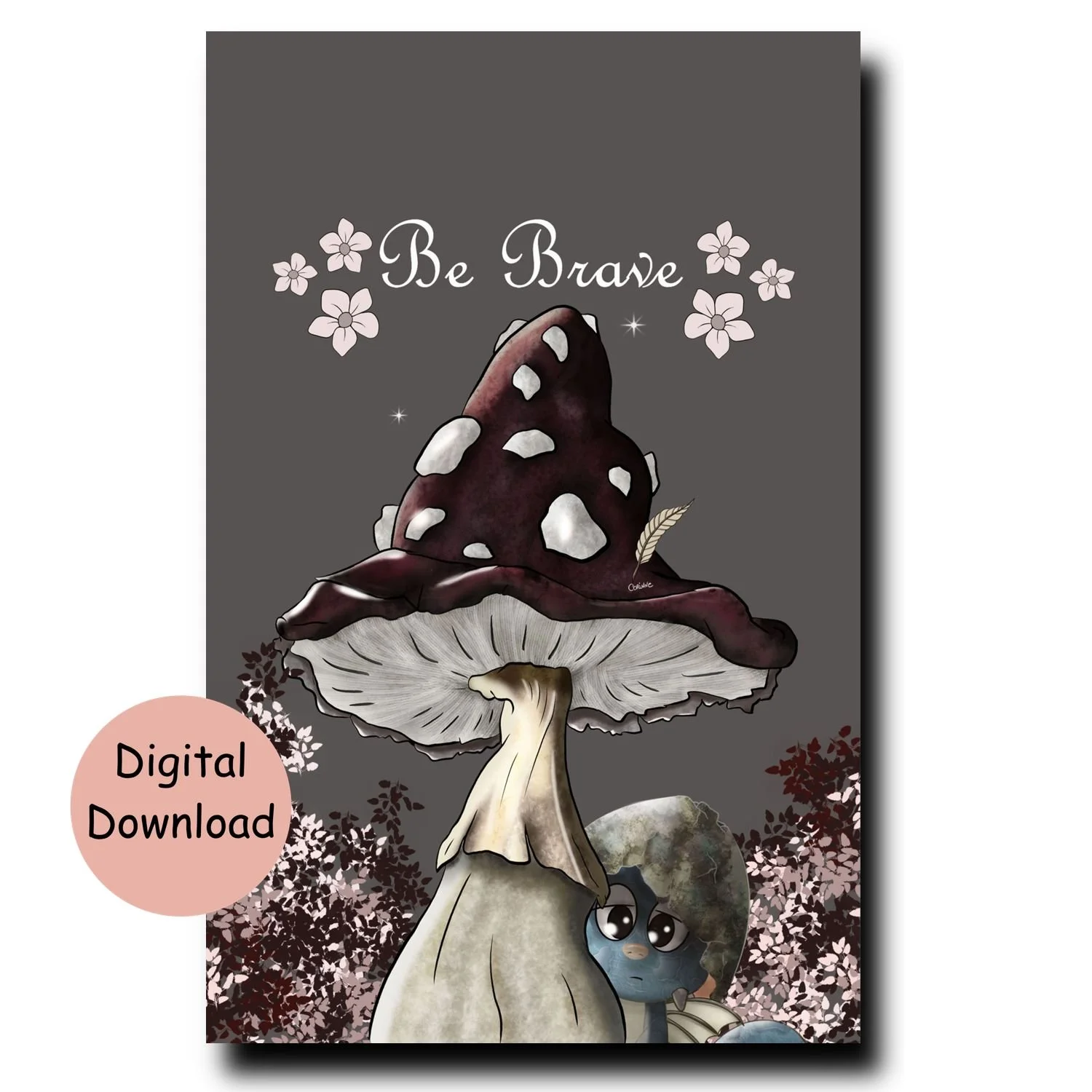 THUMBNAILS_BE BRAVE BABY DRAGON AND MUSHROOM POSTERS.jpg