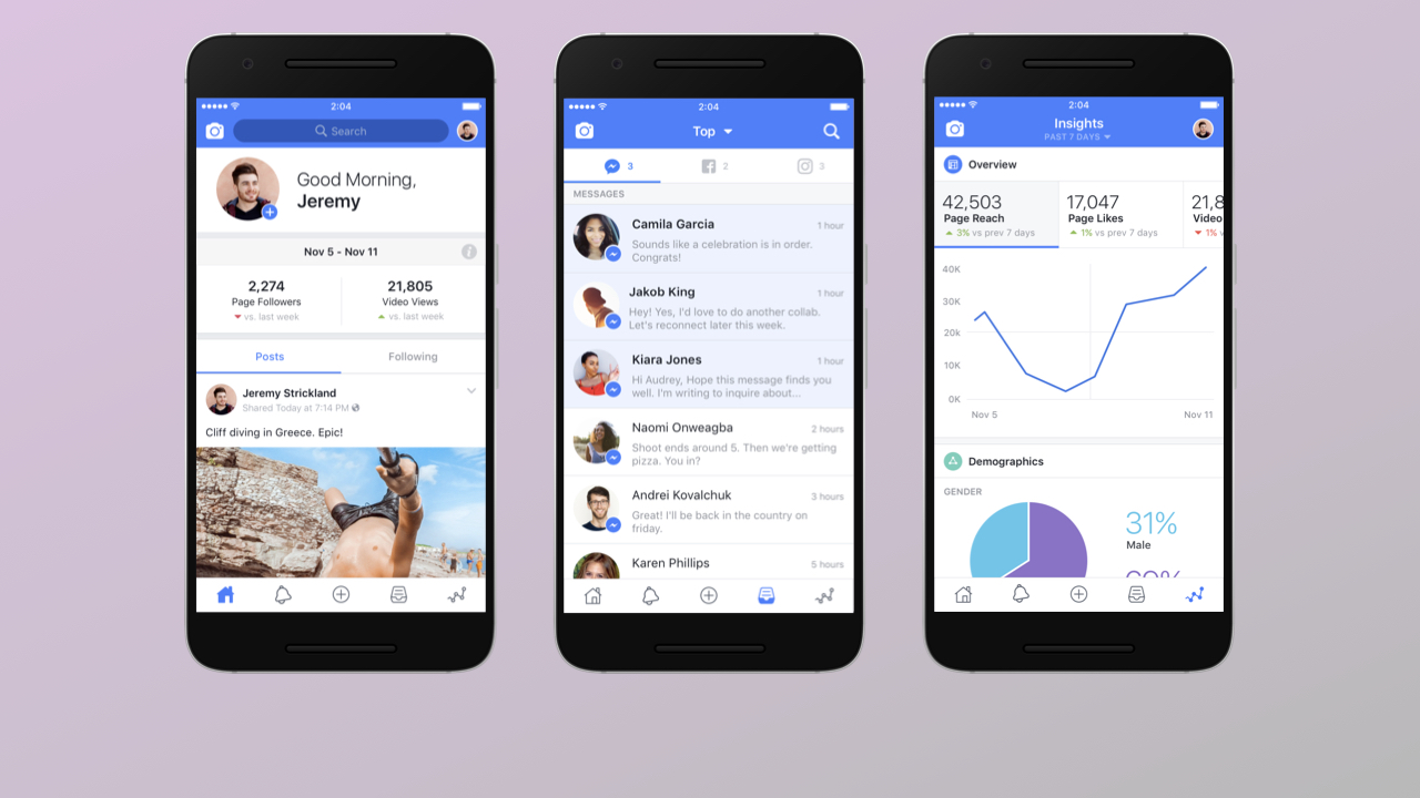 Facebook Creator App