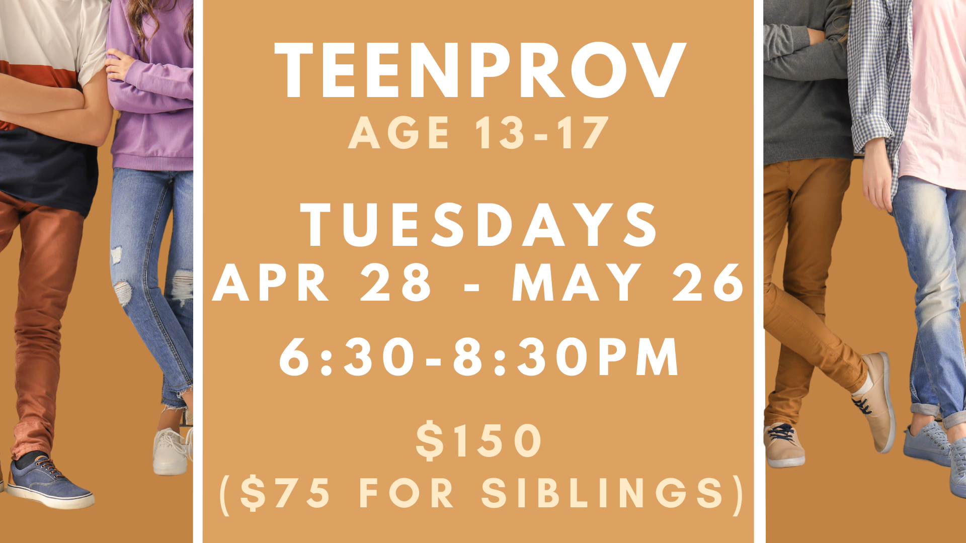 Teenprov - Ages 13-17 - Tuesdays