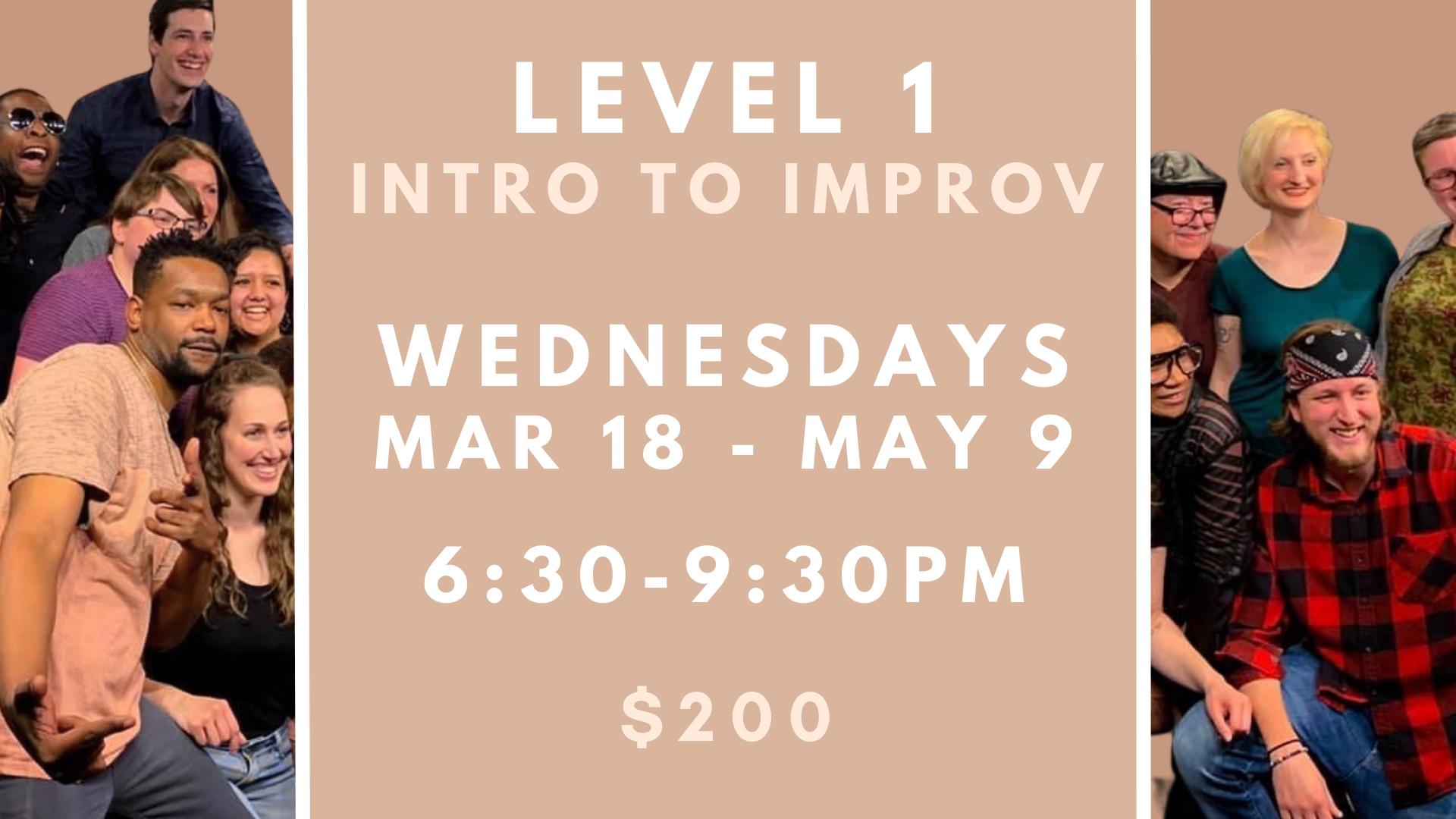 Level 1: Intro to Improv - Wednesdays