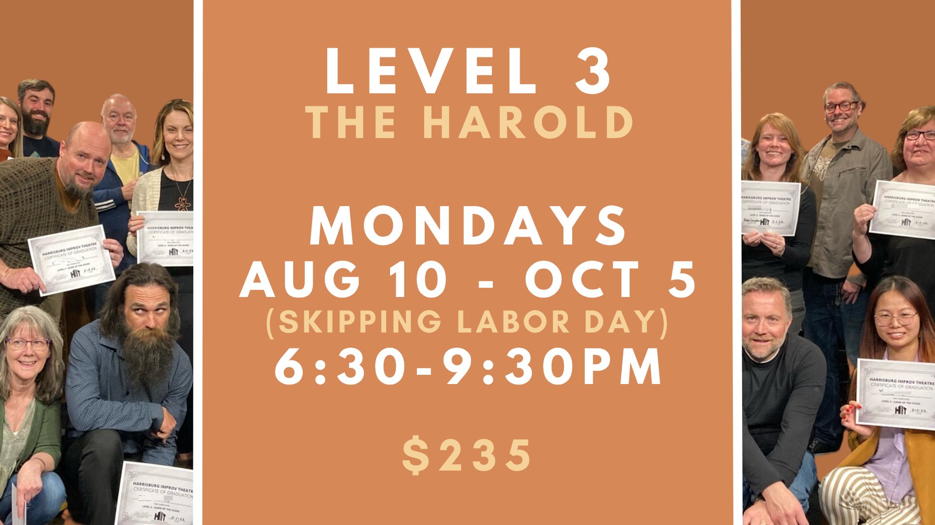 Level 3: The Harold - Mondays
