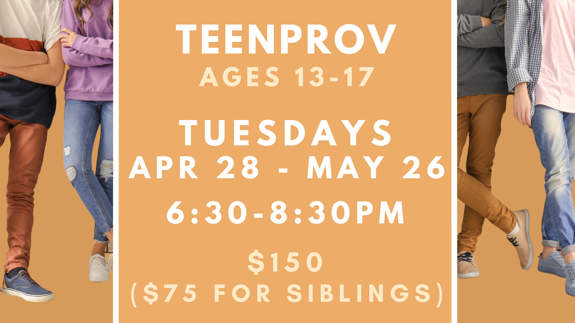 Teenprov - Ages 13-17 - Tuesdays