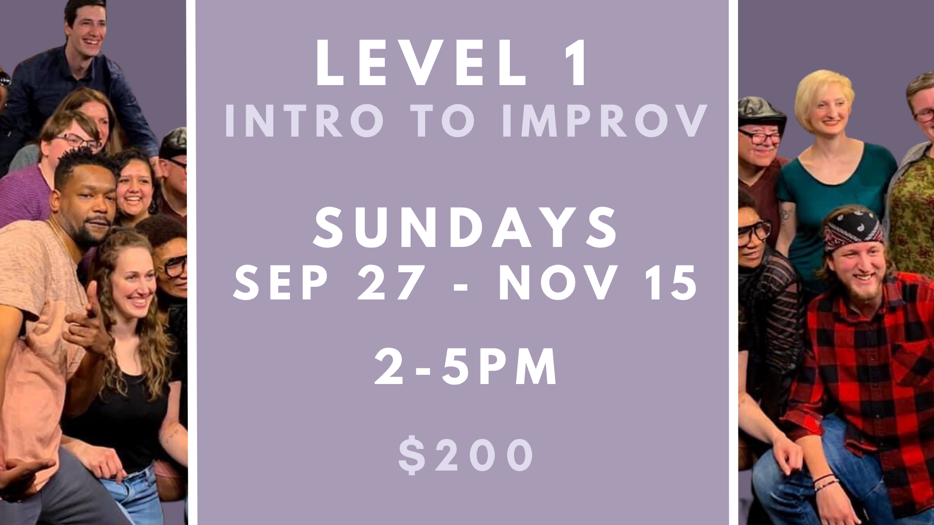 Level 1: Intro to Improv - Sundays