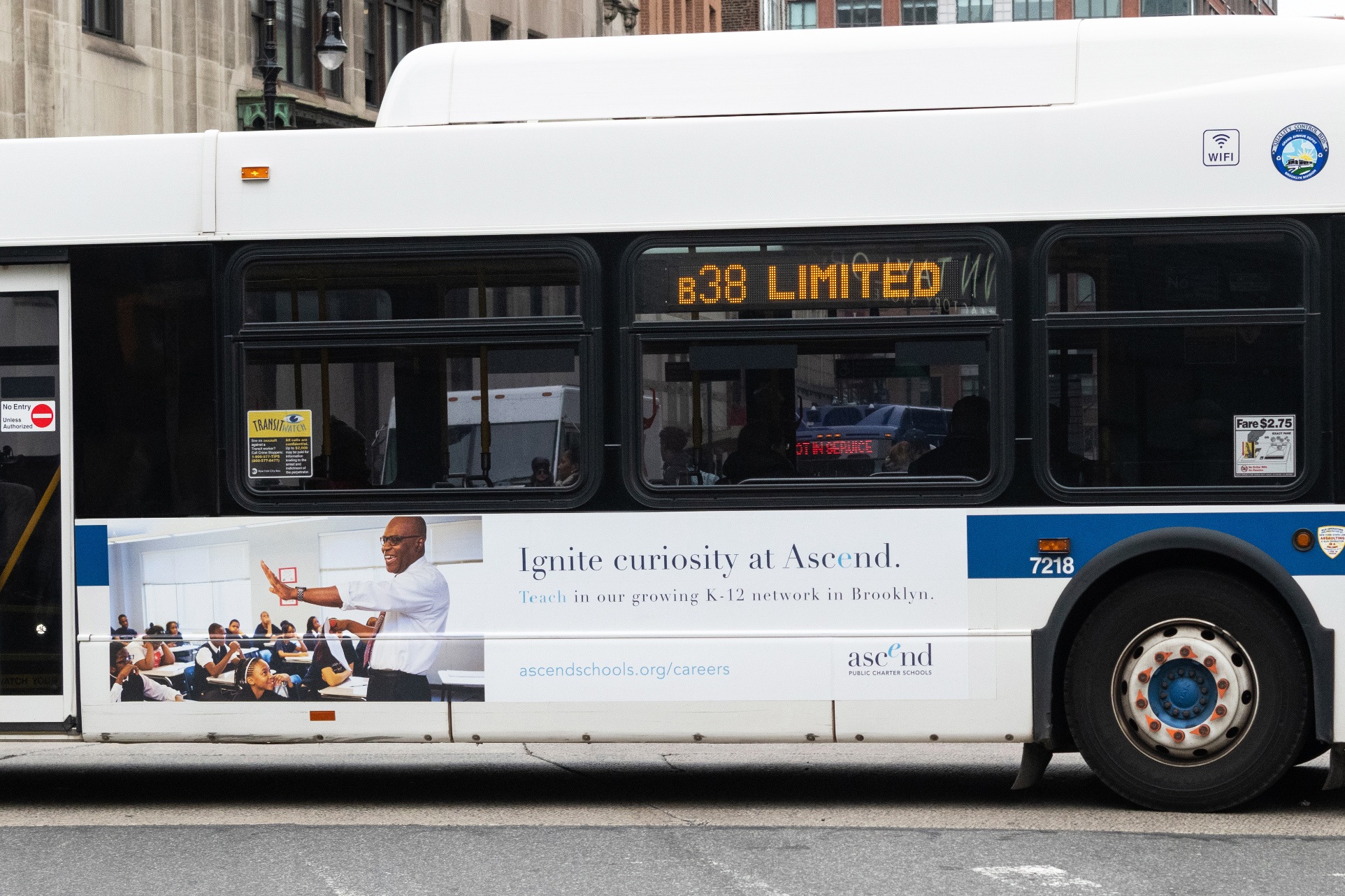 Print advertising: bus panels
