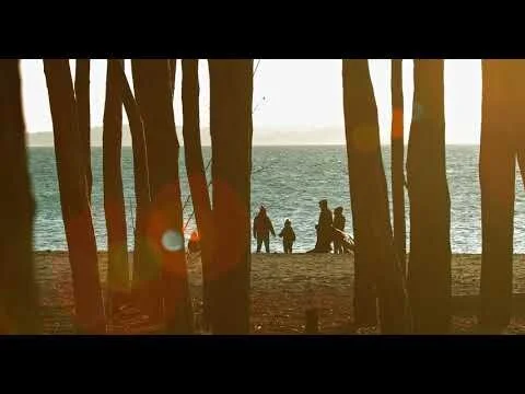 Wind Surfing into Golden Hour